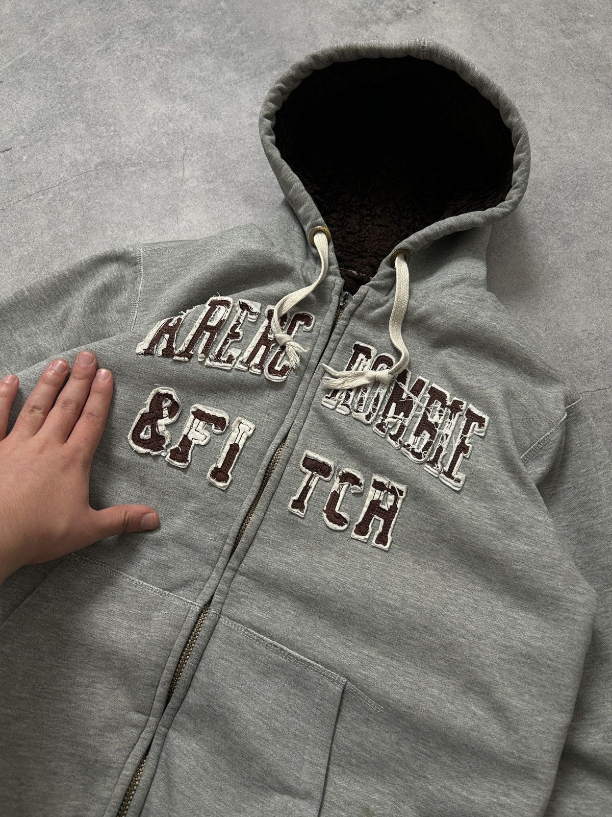If Six Was Nine Abercrombie & Fitch Fur zip-hoodies y2k Size US L / EU 52-54 / 3 - 4 Thumbnail