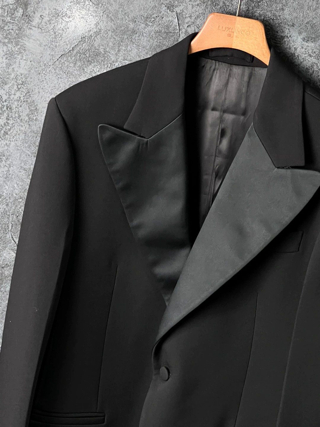 Salvatore Ferragamo Salvatore Ferragamo Black Wool Suit 46-54 Size 46S - 5 Thumbnail