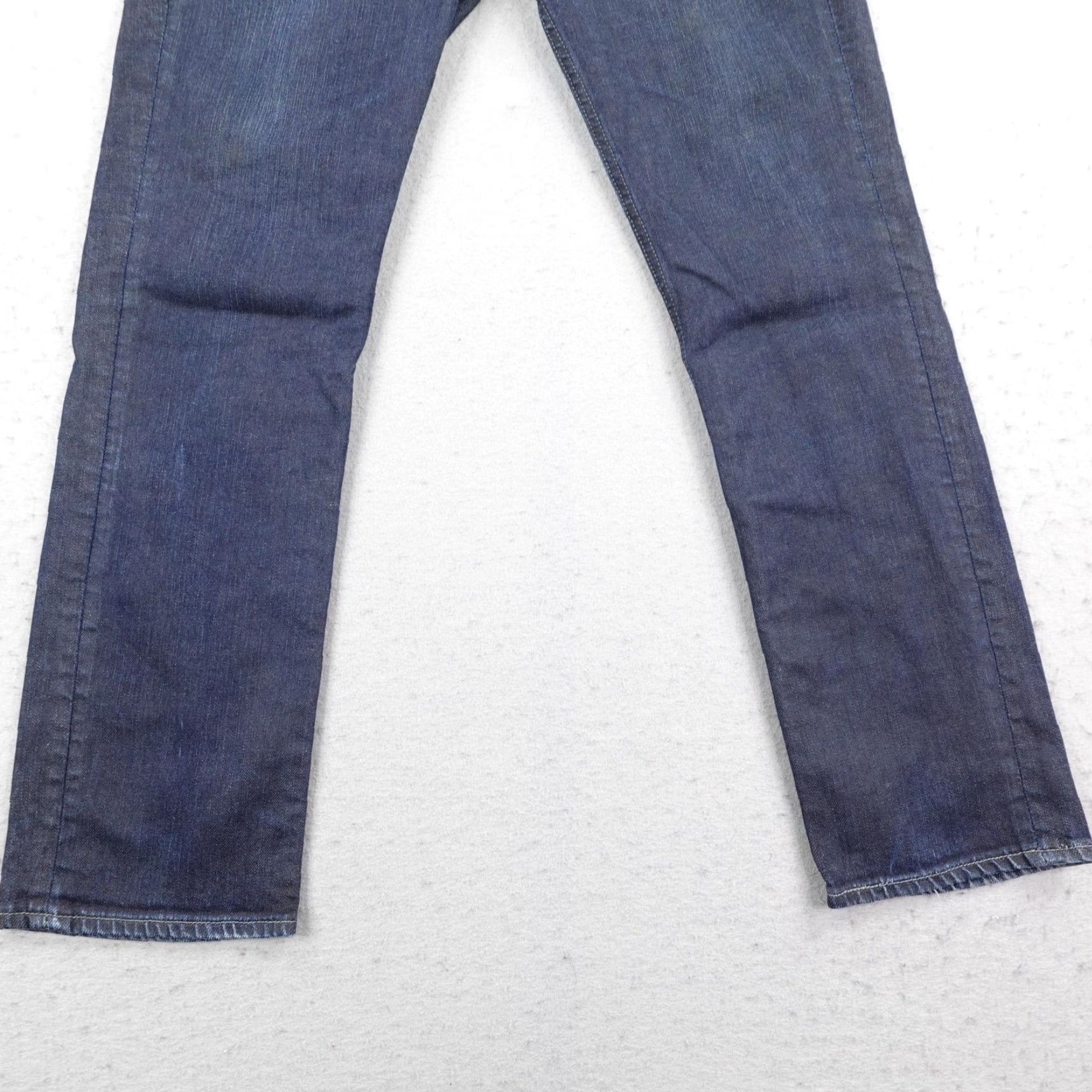 Levi's Levi's Jeans Mens 32x30 Blue Denim Straight Leg Adjustable Waist Faded Red Tab - Regular Fit, Cotton Blend, Pockets, Stretch, Dark Wash, Vintage No Size US 32 / EU 48 - 3 Thumbnail