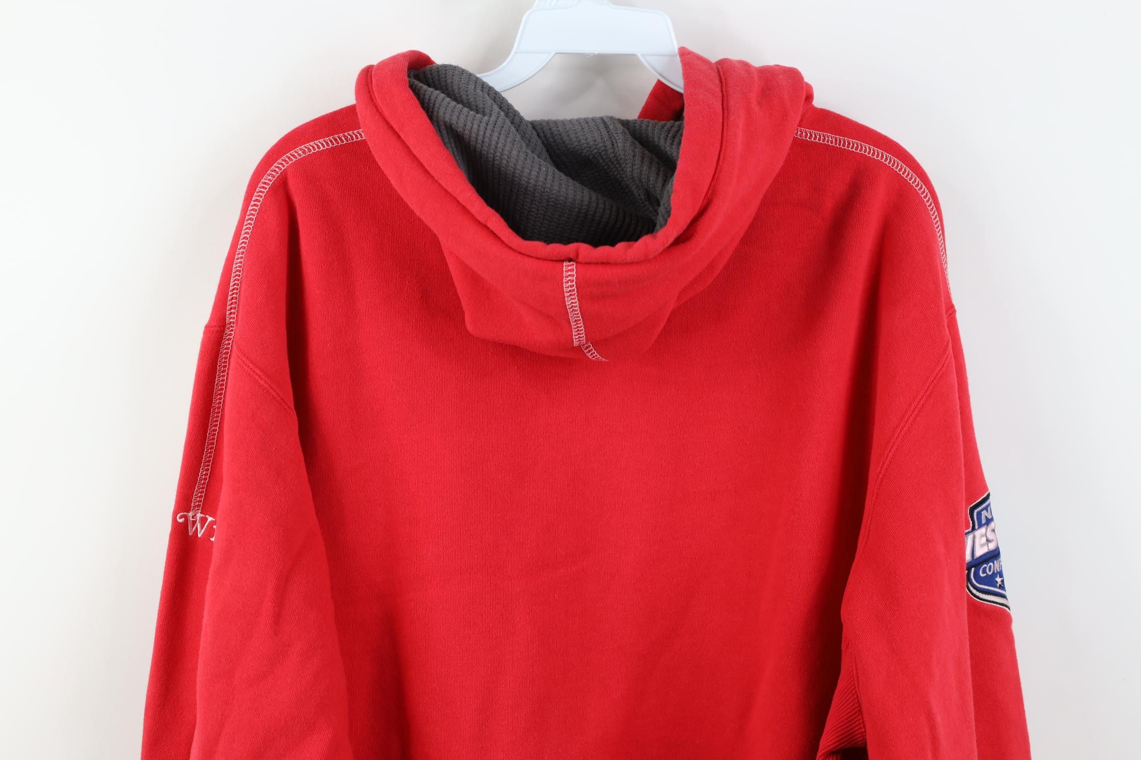 Majestic Majestic Detroit Red Wings Hockey Jersey Hoodie Sweatshirt Size US L / EU 52-54 / 3 - 16 Thumbnail