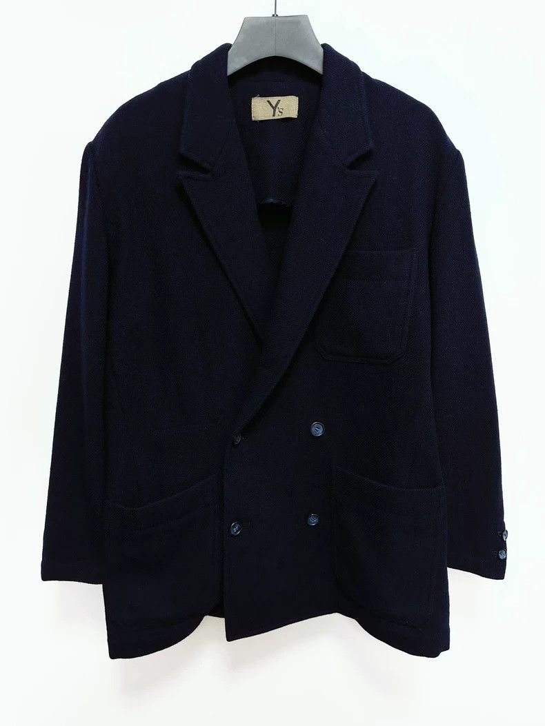 Yohji Yamamoto Yohji Yamamoto size os The earliest double-breasted jacket Size US M / EU 48-50 / 2 - 1 Thumbnail