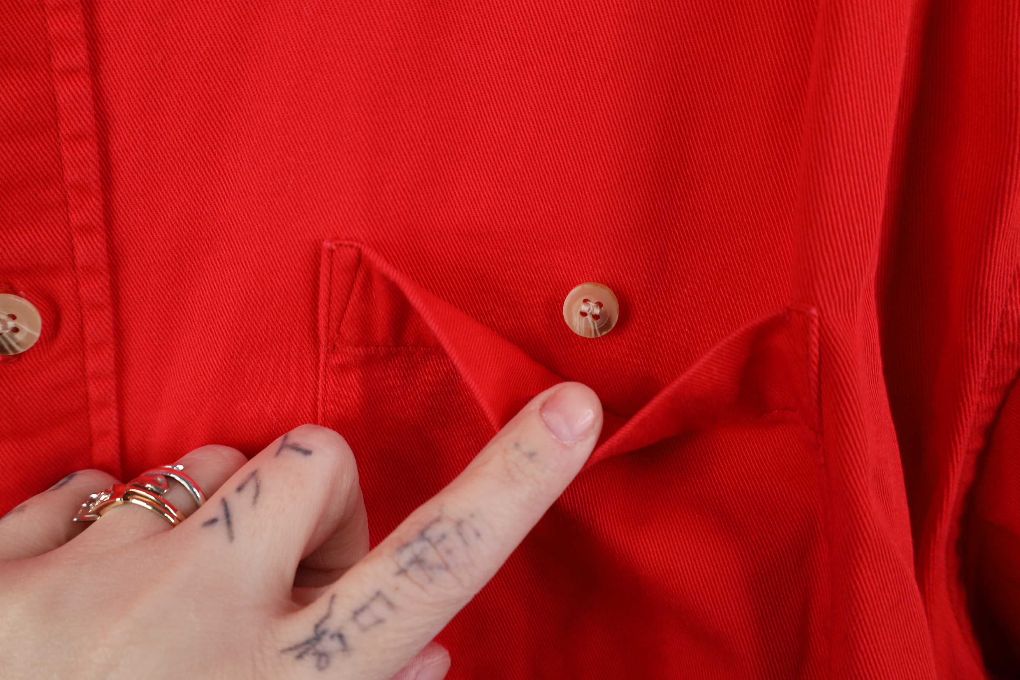 Vintage Vintage 90s Streetwear Collar Western Cowboy Button Shirt Size US L / EU 52-54 / 3 - 7 Thumbnail