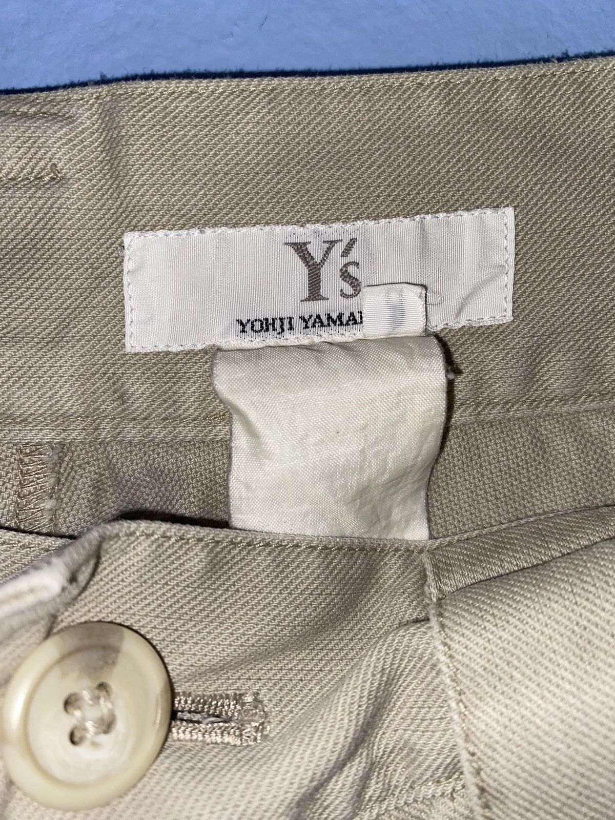 Yohji Yamamoto Yohji Yamamoto Beige Wide Leg Capri Pants Size 26" / US 2 / IT 38 - 3 Thumbnail