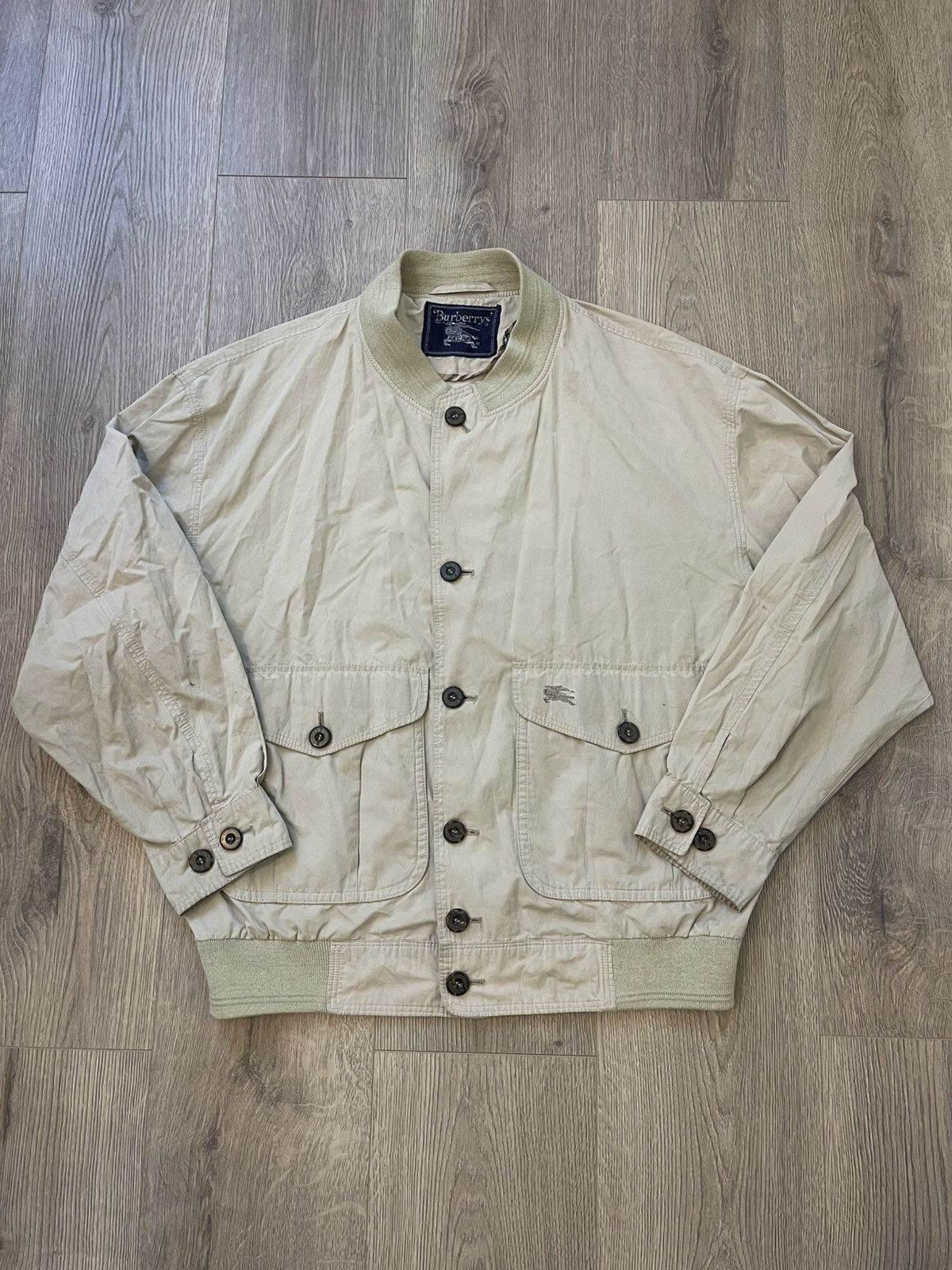 Burberry Burberrys vintage jacket Harrington style 90s Size US M / EU 48-50 / 2 - 1 Thumbnail