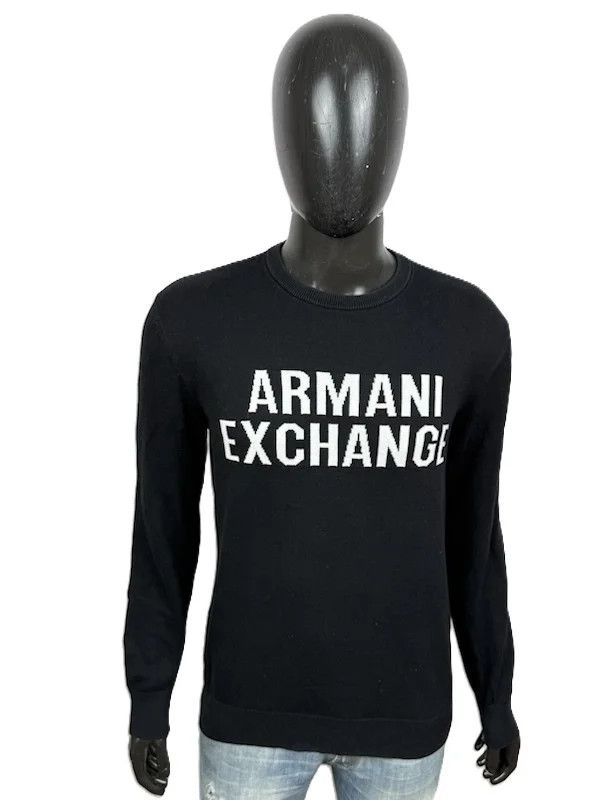 Armani Exchange Maglione Armani Exchange Uomo Nero M Pullover Size US M / EU 48-50 / 2 - 8 Thumbnail