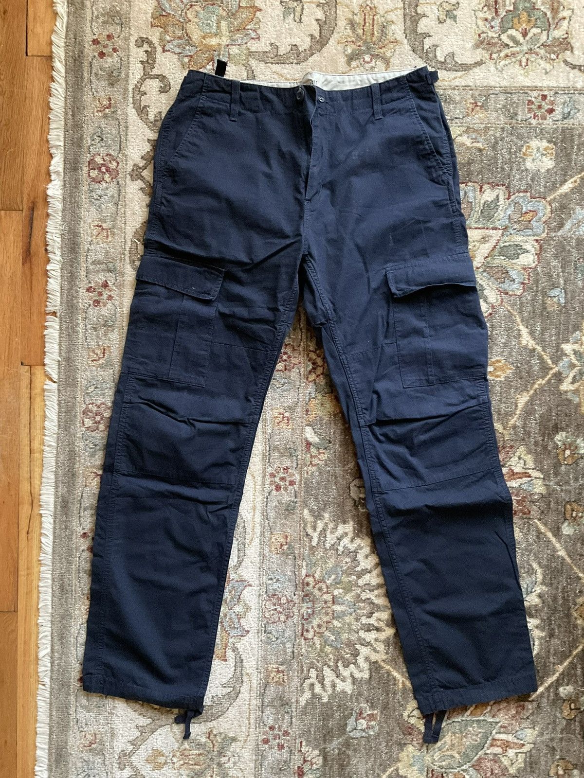 Carhartt Wip Navy Aviation Pants Size US 34 / EU 50 - 1 Thumbnail