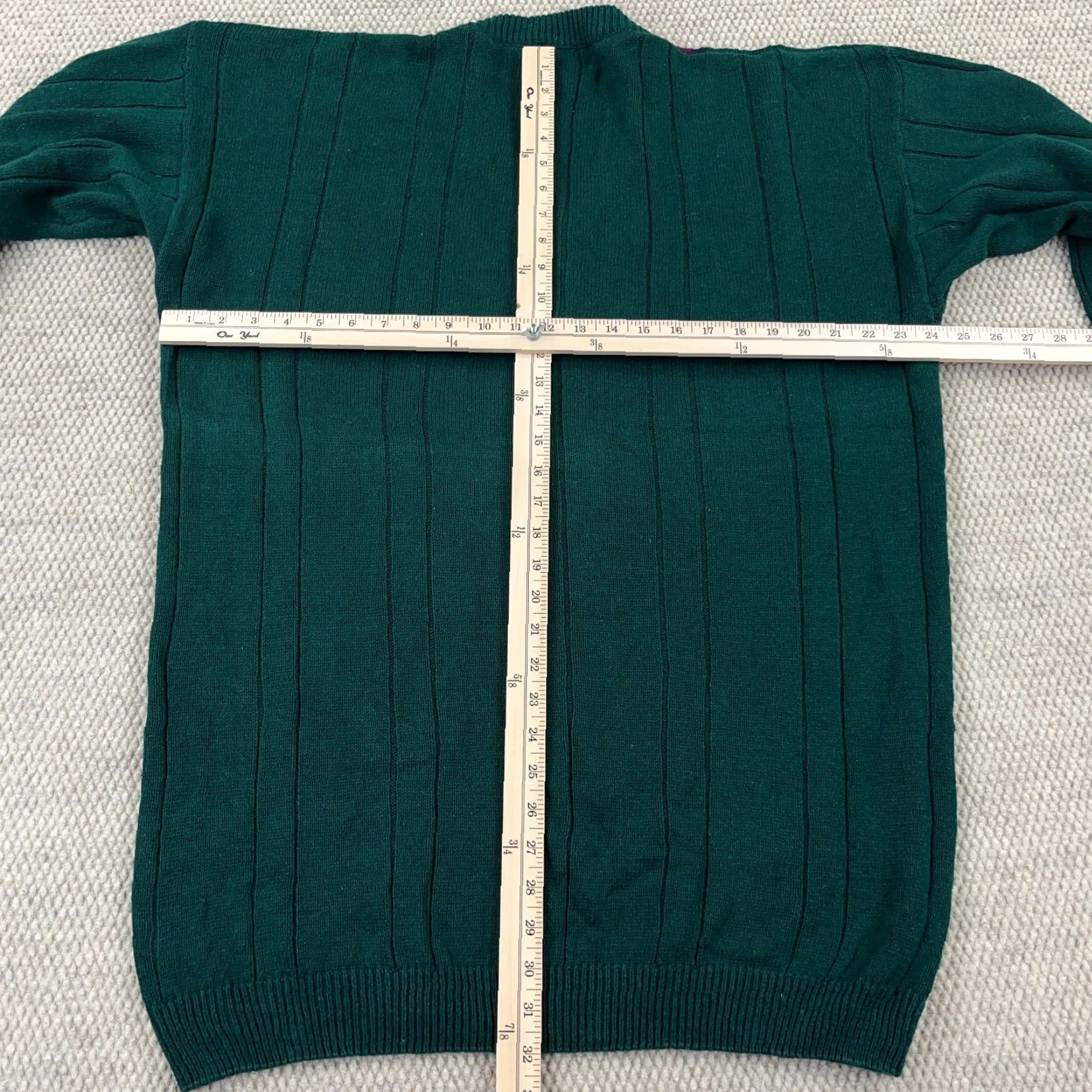 Vintage VINTAGE Etchings Sweater Men XLT Green Cable-Knit Pullover 90s Tennis Golf Mens Size US XL / EU 56 / 4 - 6 Thumbnail