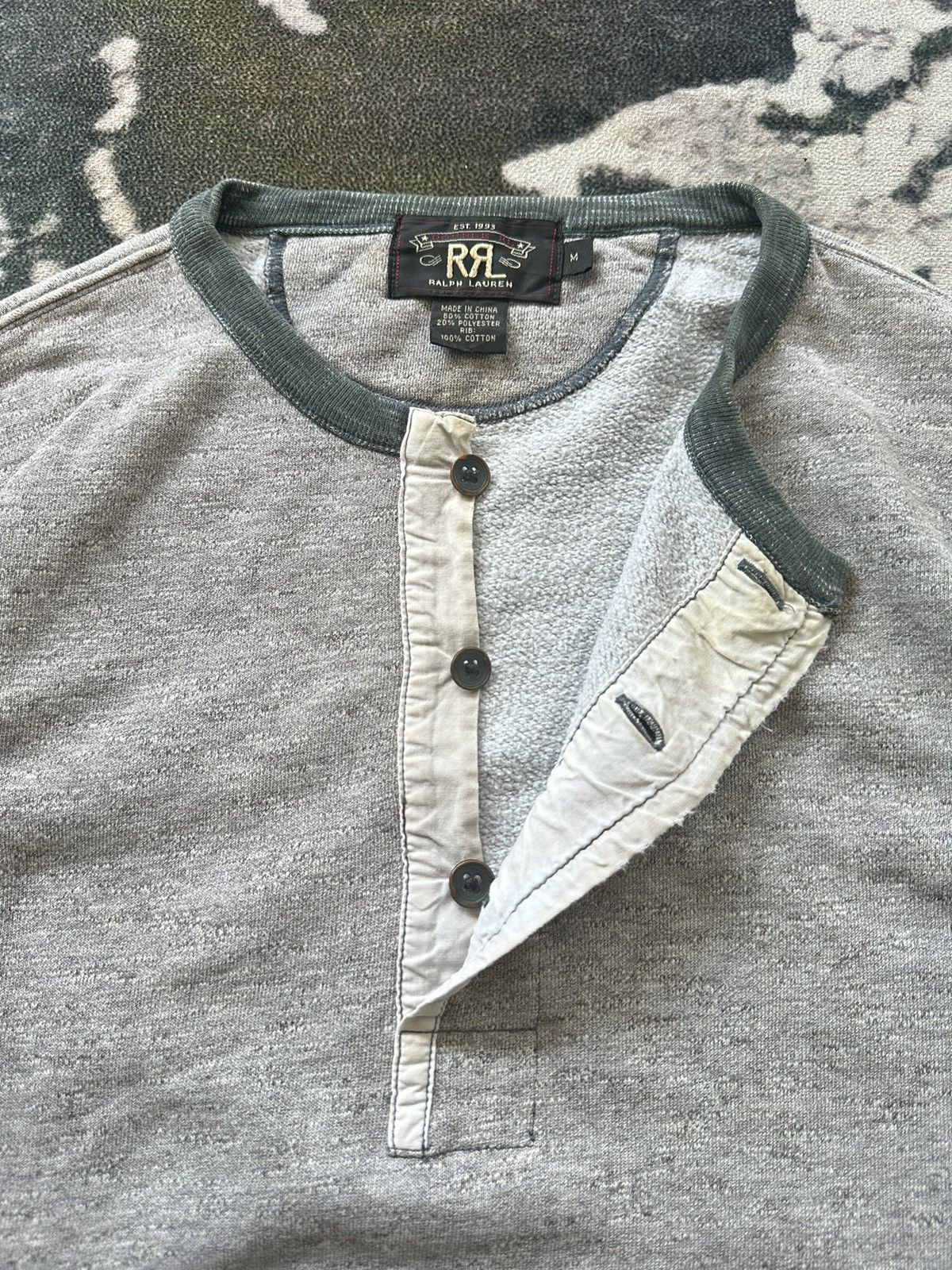 RRL Ralph Lauren 1990s RRL button jumper Size US M / EU 48-50 / 2 - 7 Thumbnail