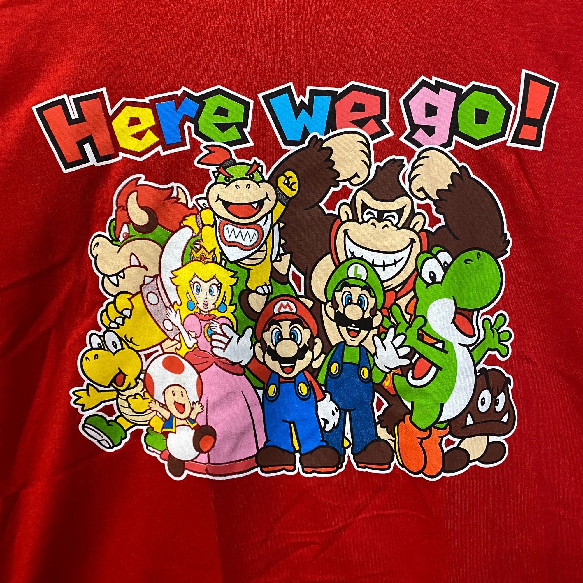 Nintendo Super Mario Here We Go Characters T-Shirt 2XL Size US XXL / EU 58 / 5 - 2 Thumbnail