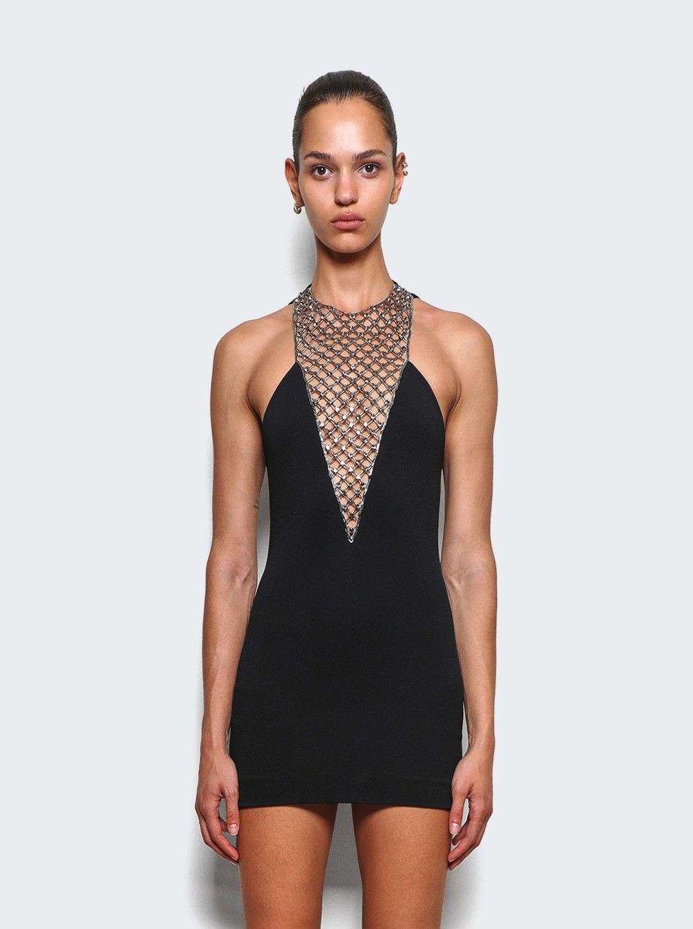 The Attico o1mle0526 Mini Dress in Black Size XS / US 0-2 / IT 36-38 - 3 Thumbnail