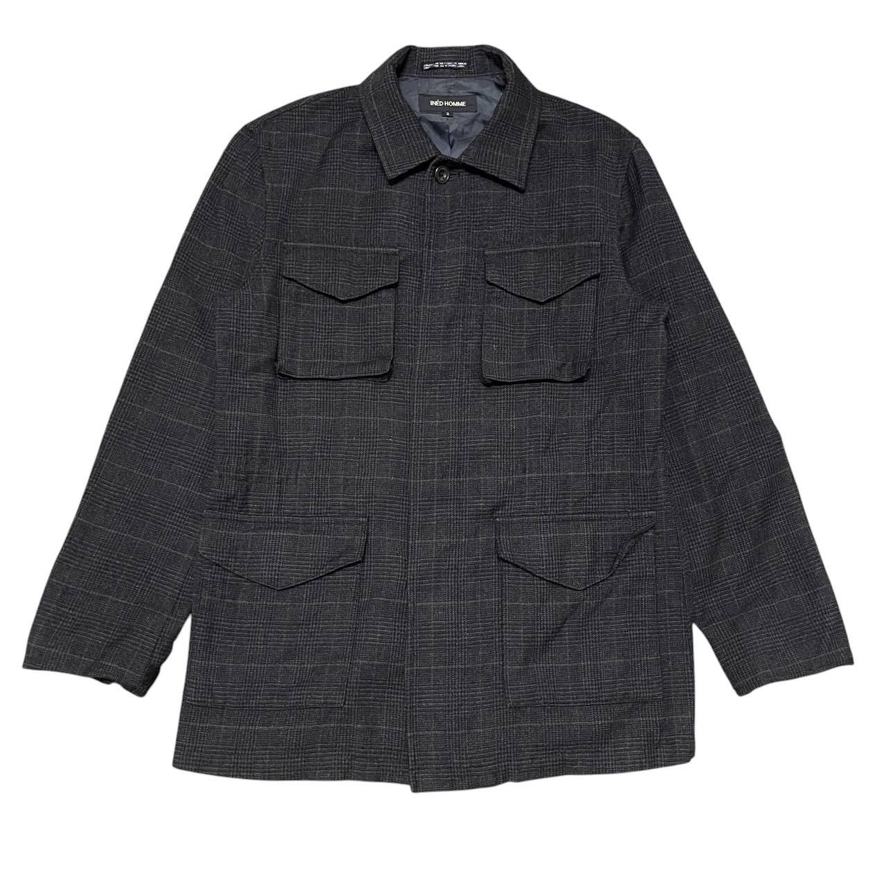 Yohji Yamamoto Vintage Ined Homme Yohji Yamamoto Wool Coat Size US M / EU 48-50 / 2 - 1 Thumbnail