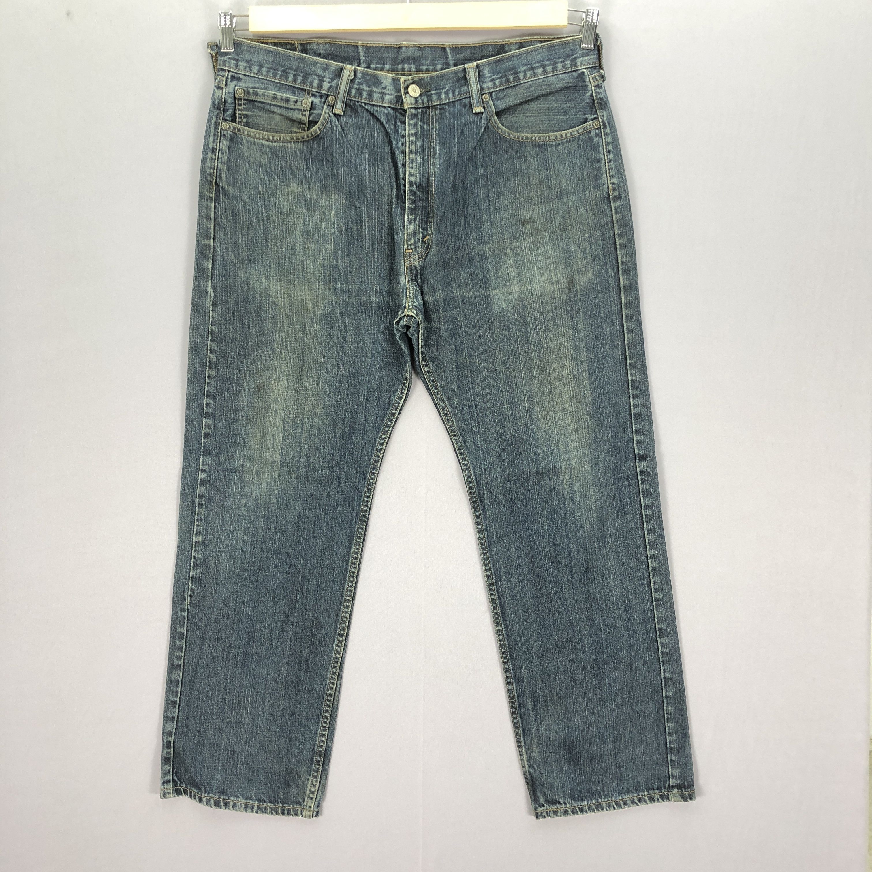 Levi's Vintage Y2K Levis 505 Faded Jeans Levi's Light Wash Denim Size US 36 / EU 52 - 1 Thumbnail