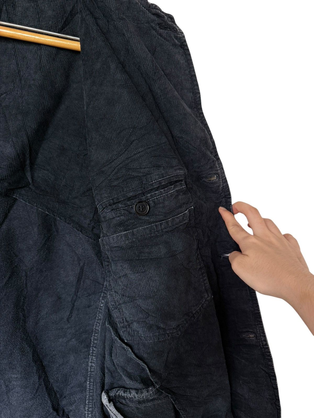 Dolce & Gabbana Vintage Dolce & Gabbana Button Ups Corduroy Denim Jacket Size US M / EU 48-50 / 2 - 10 Thumbnail