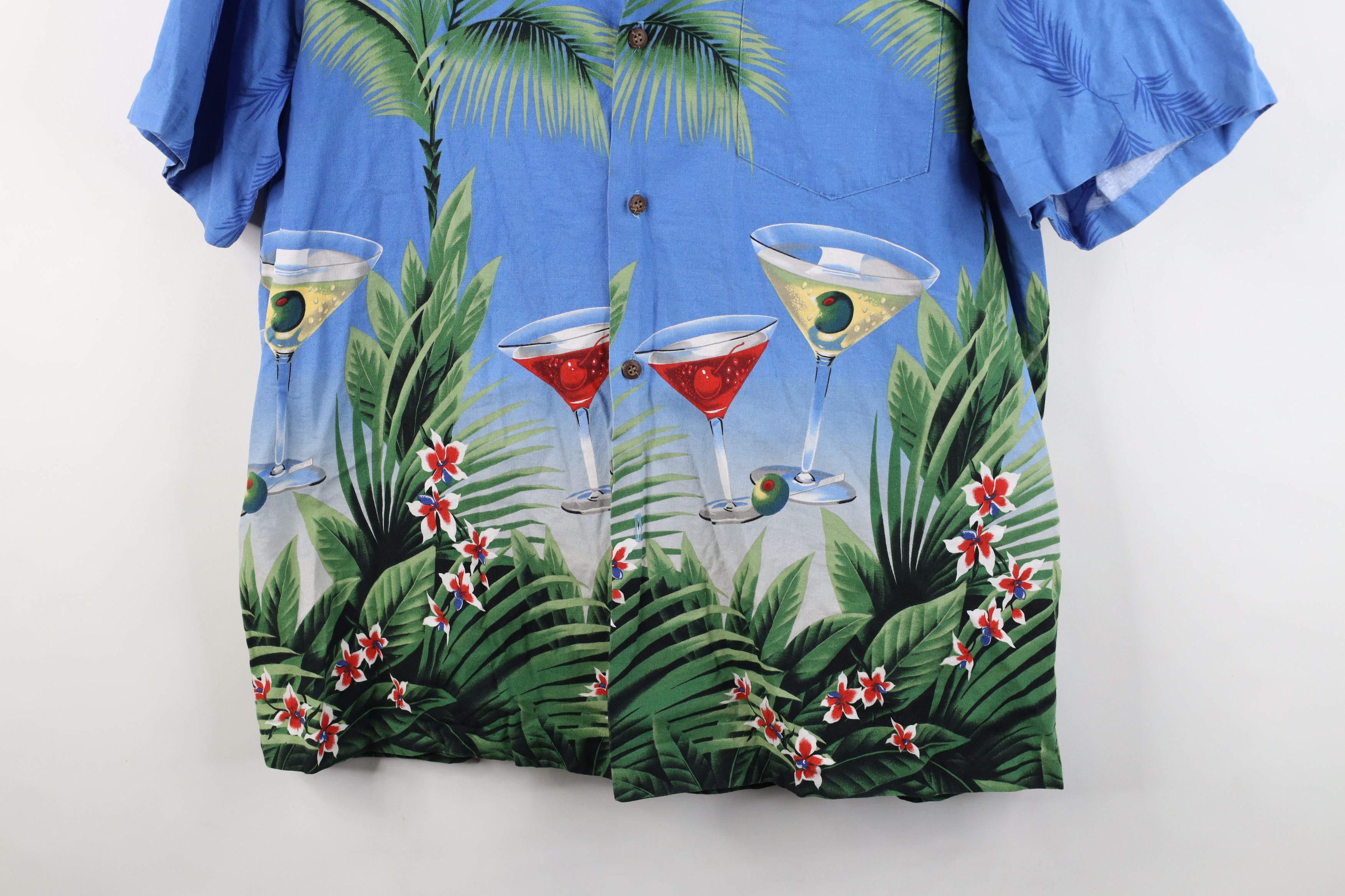 Vintage Vintage 90s Rockabilly Flower Camp Collar Hawaiian Shirt USA Size US XL / EU 56 / 4 - 3 Thumbnail