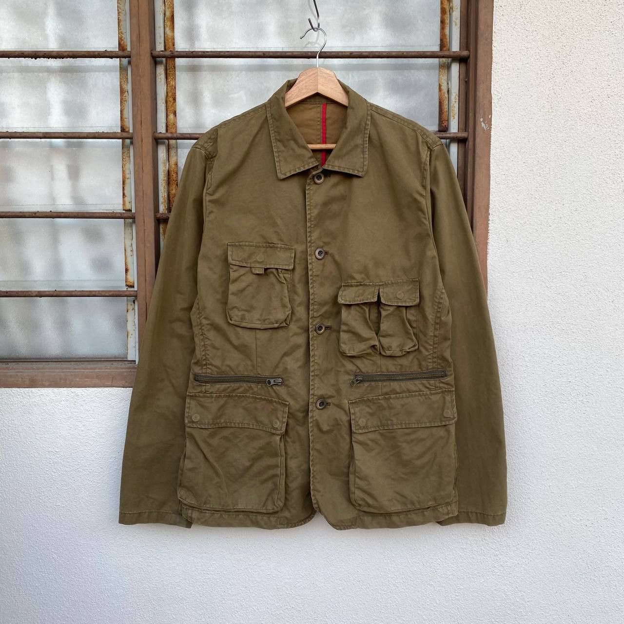 291295=Homme 291295=HOMME Archive Multi-Pocket Utility Tactical Jacket Size US L / EU 52-54 / 3 - 5 Thumbnail