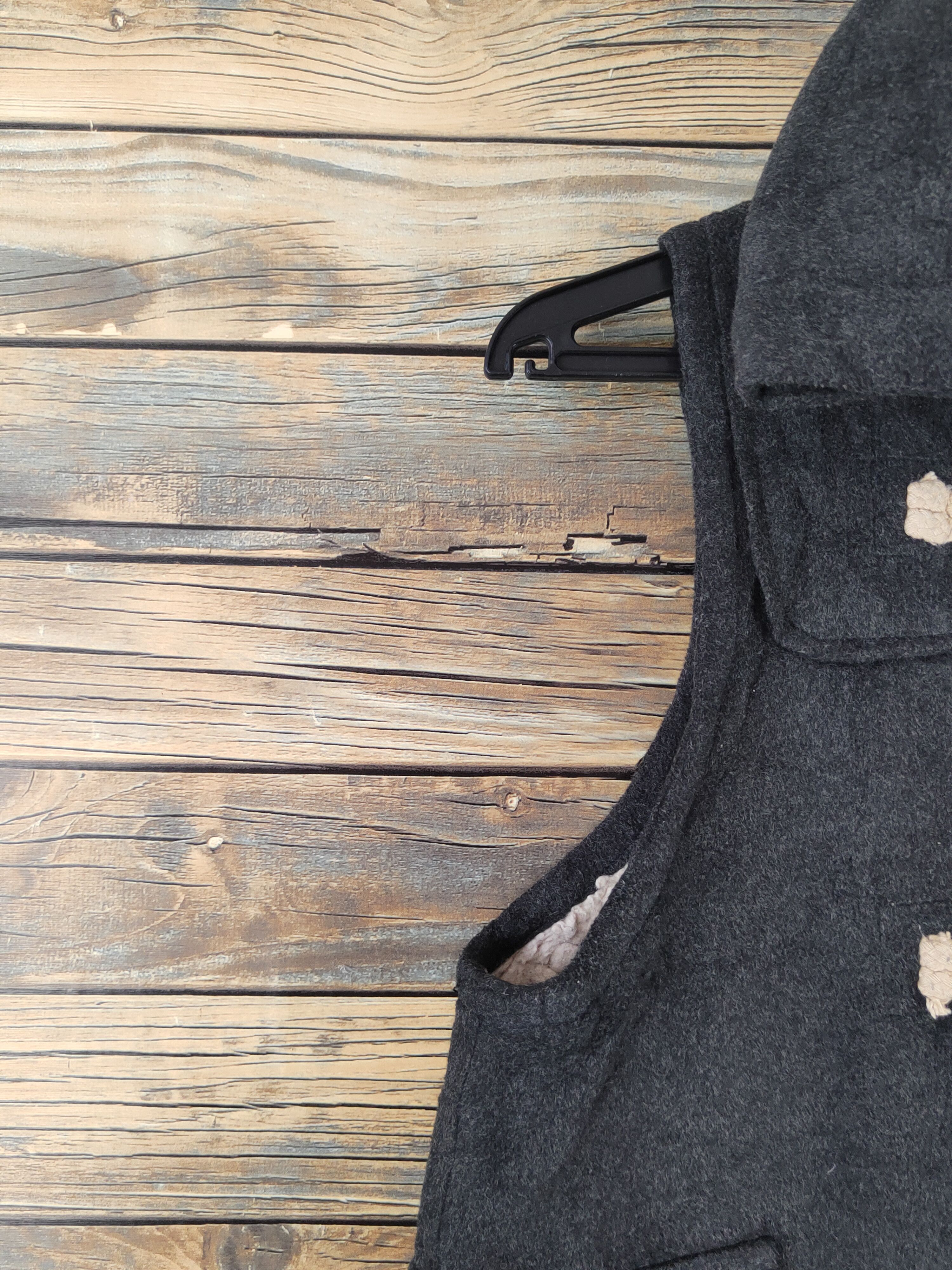Japanese Brand × Vintage Vintage 💥 Sodalite Black Hoodie Toggle Vests Size S / US 4 / IT 40 - 4 Thumbnail