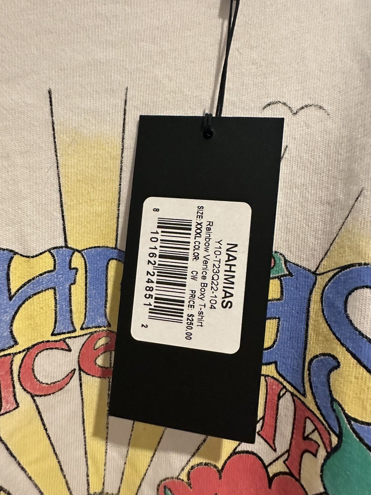 Nahmias Nahmias Rainbow Boxy Venice T-Shirt Size US XXL / EU 58 / 5 - 4 Thumbnail