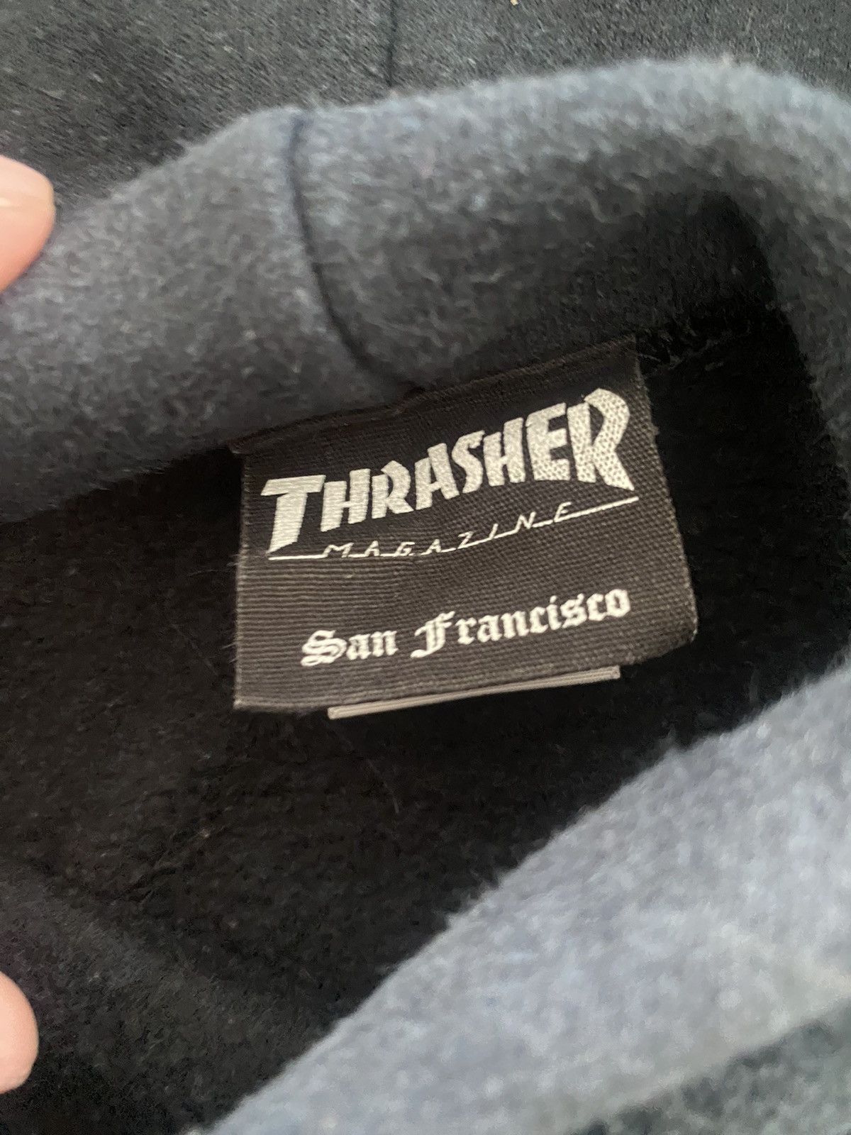 Thrasher × Vintage VINTAGE THRASHER DISTRESSED LEOPARD PRINT HOODIE Size US L / EU 52-54 / 3 - 3 Thumbnail