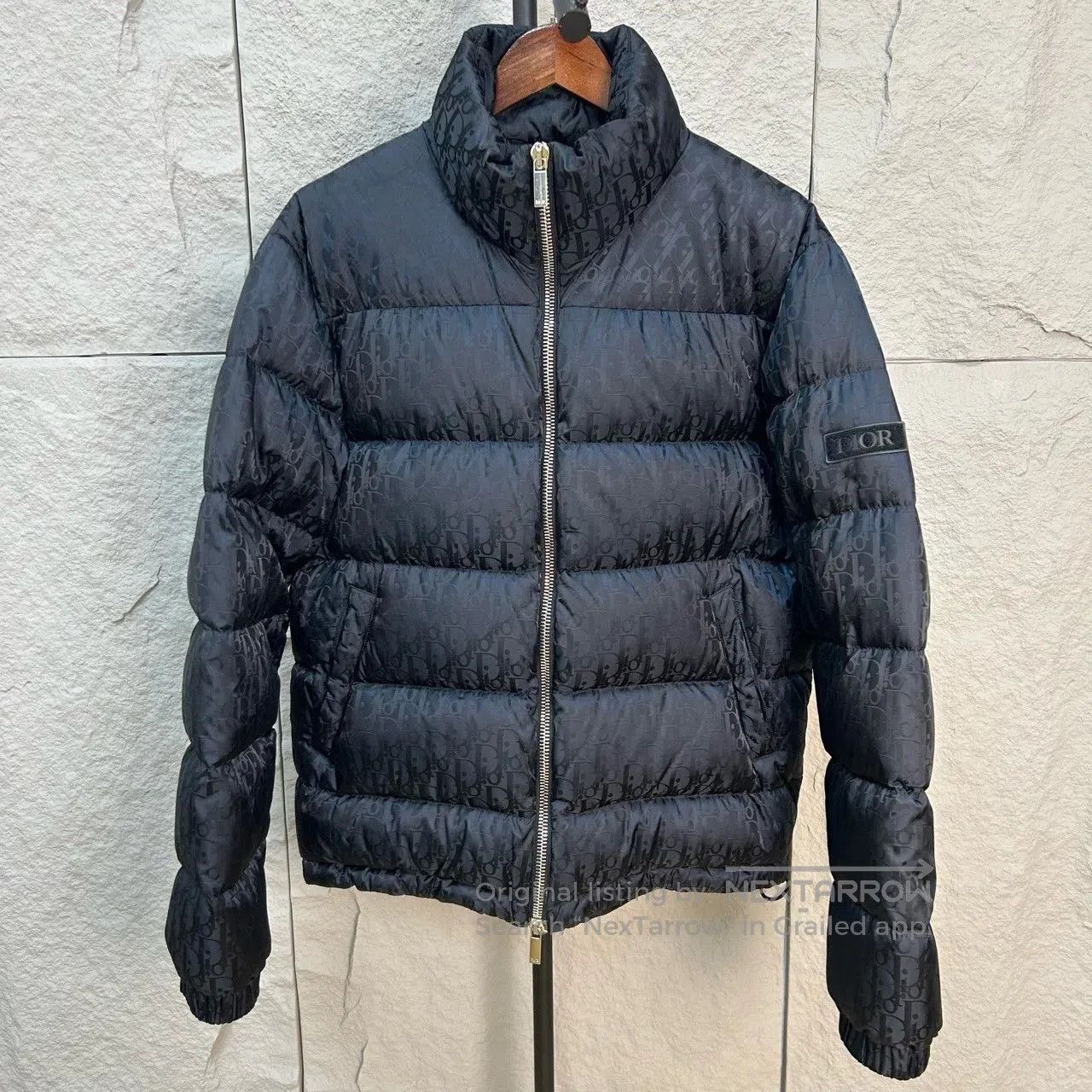 Dior dior black monogram puffer jacket. Size US L / EU 52-54 / 3 - 1 Thumbnail
