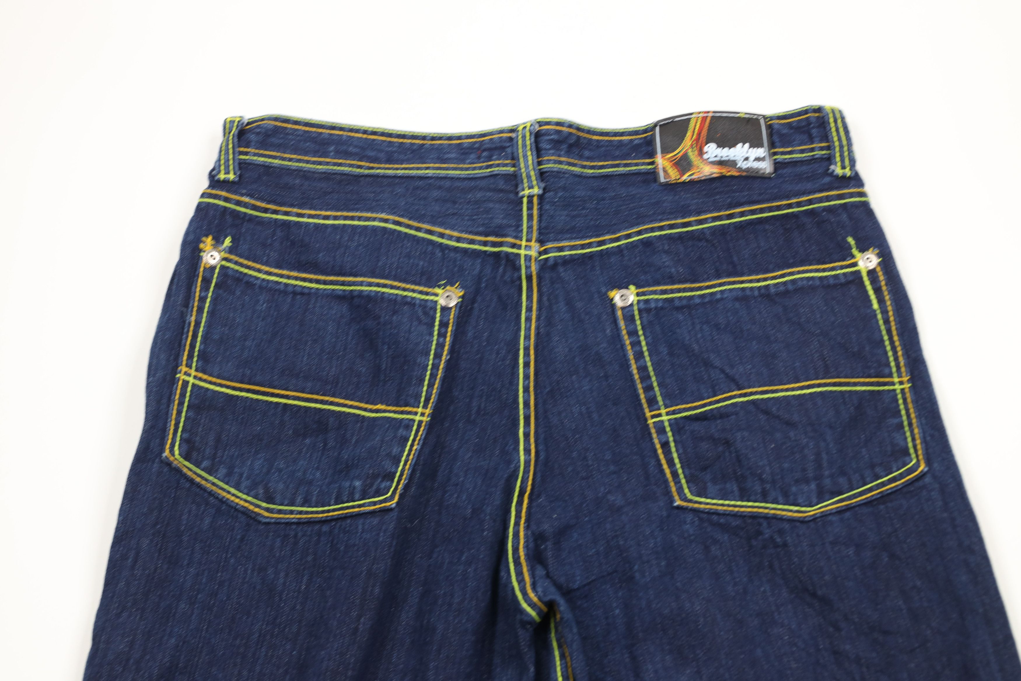Vintage Vintage 90s Y2K Streetwear Fit Wide Leg Denim Jeans Blue Size US 36 / EU 52 - 11 Thumbnail