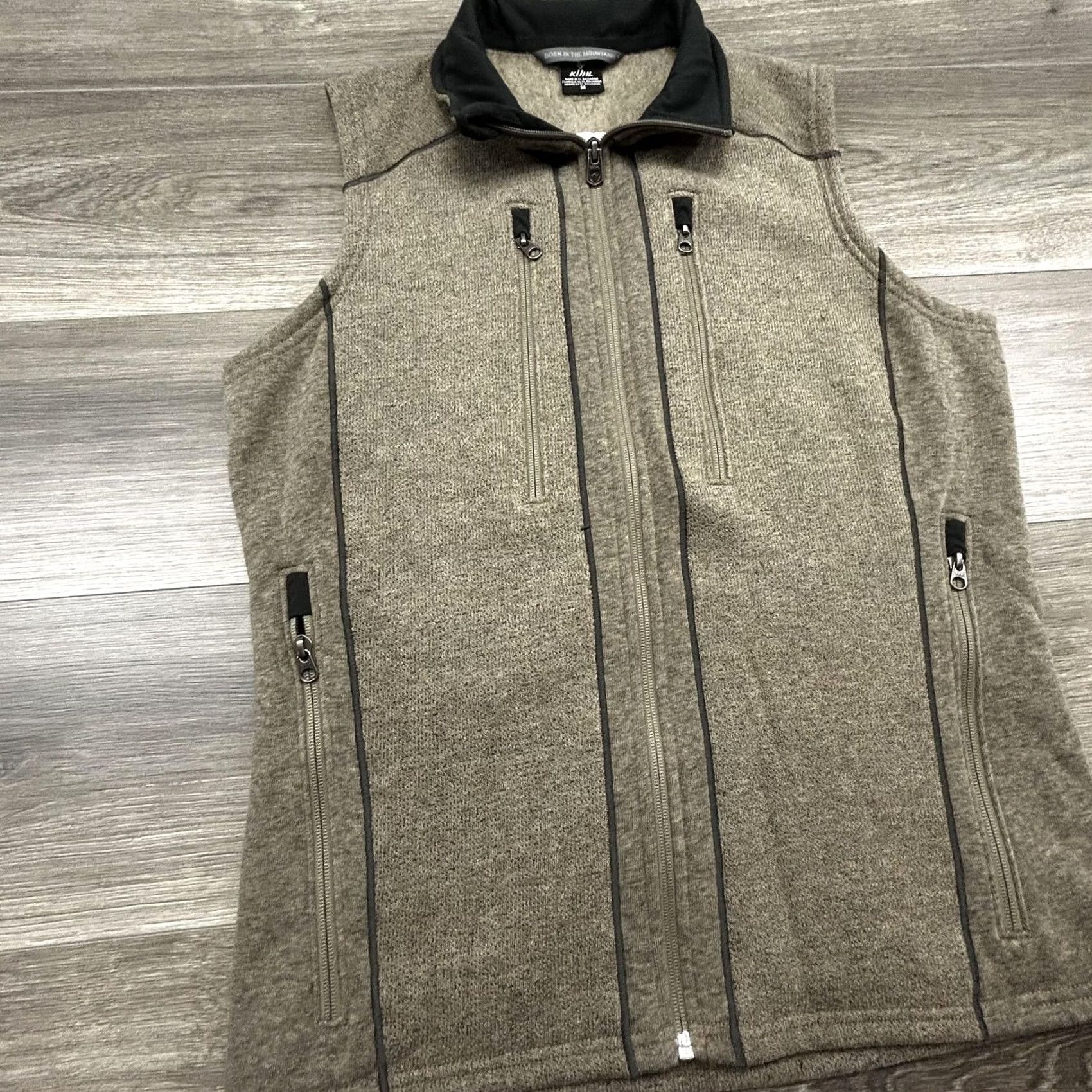 Vintage Kuhl Vest Mens M Brown Fleece Pockets Full Zip Stand-Up Collar Quilted Outdoor 3110 Size US M / EU 48-50 / 2 - 3 Thumbnail