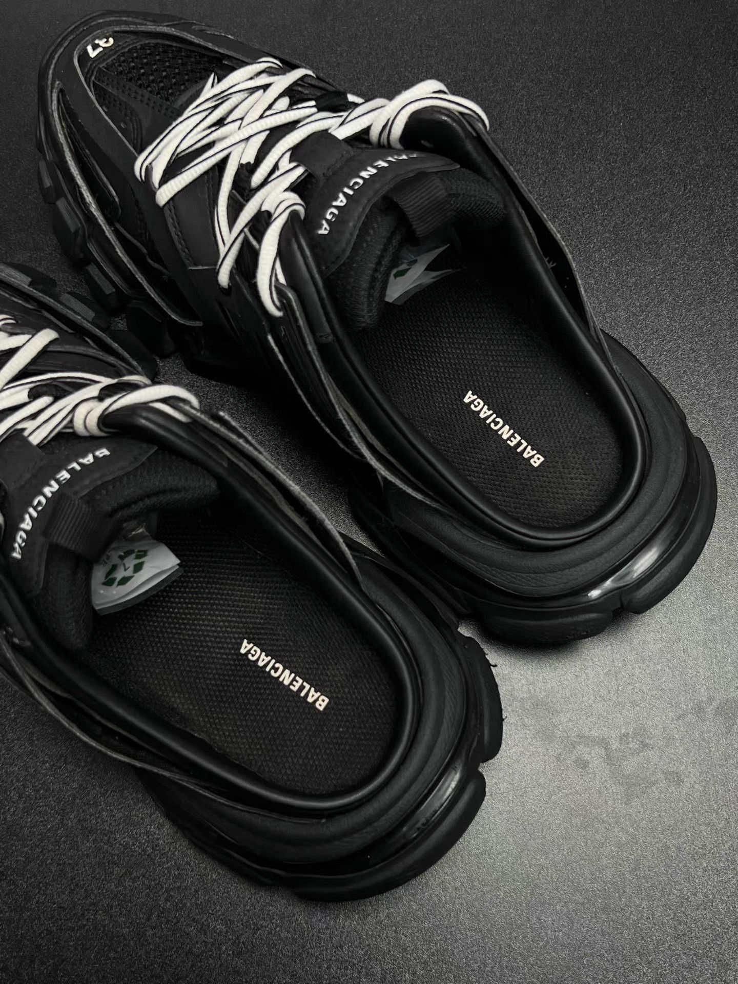 Balenciaga Balenciaga Track Slide Black K15 Size US 7 / IT 37 - 4 Thumbnail