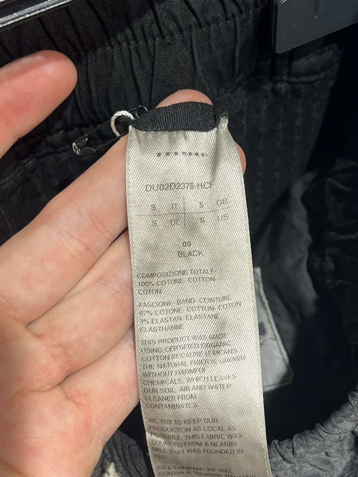 Rick Owens 🚨 Rick Owens Drkshdw Black Velvet Waxed Geth Belas Pants Size US 30 / EU 46 - 7 Thumbnail