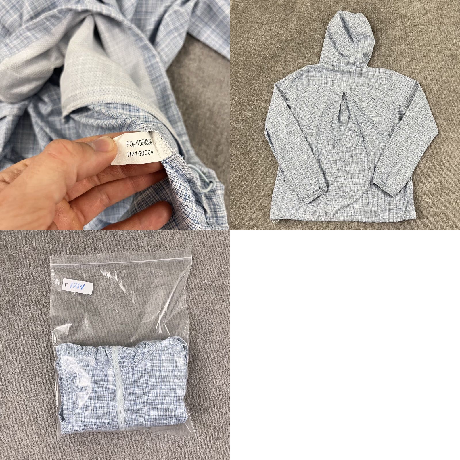 Vintage Huk Tide Point Jacket Womens Medium Blue 1/2 Half Zip Hooded Fishing Pullover Shirt Womens Regular Blue Size M / US 6-8 / IT 42-44 - 8 Thumbnail