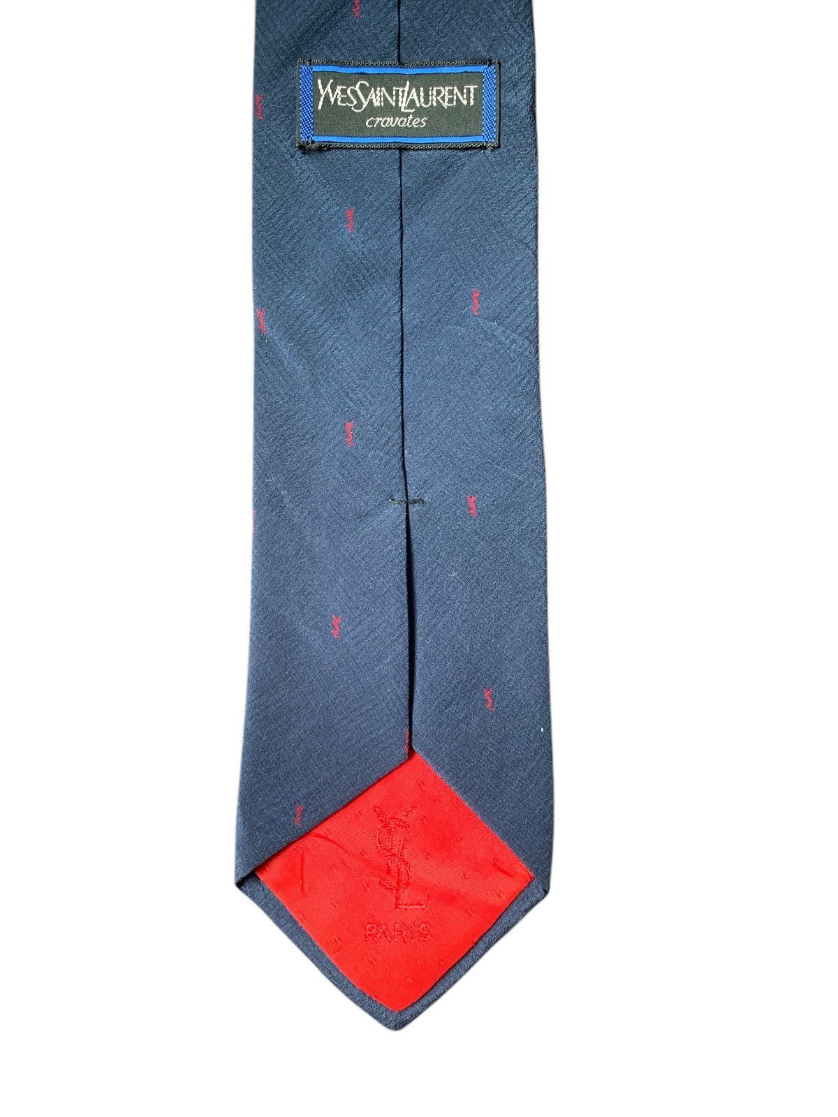 Designer × Vintage × Yves Saint Laurent Rare Design Vintage Yves Saint Laurent Cravates Ties Size ONE SIZE - 3 Thumbnail