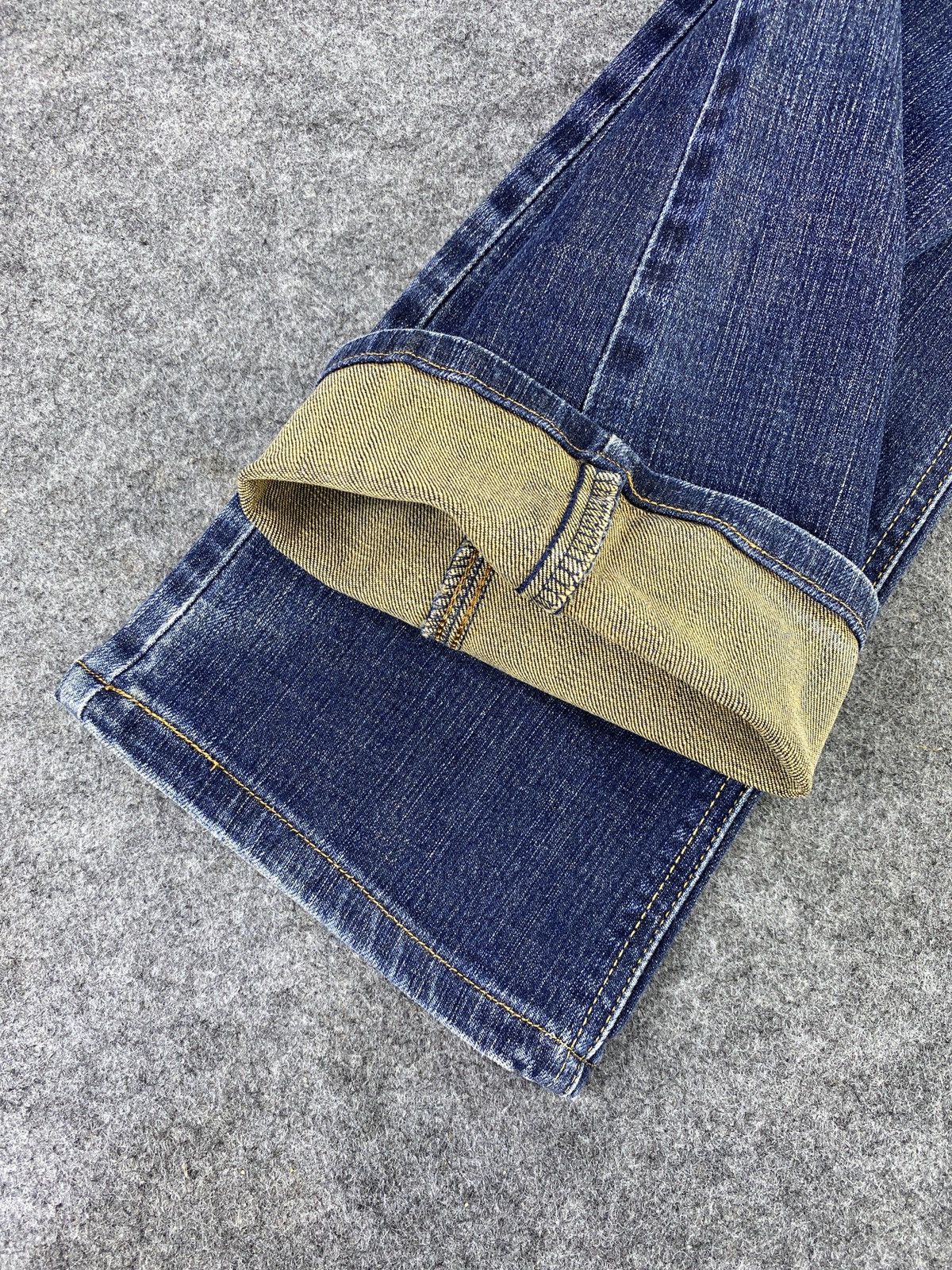 Edwin × Jean × Vintage Miss Edwin Blue Wash Flare Jeans - J986 Size 26" / US 2 / IT 38 - 13 Thumbnail