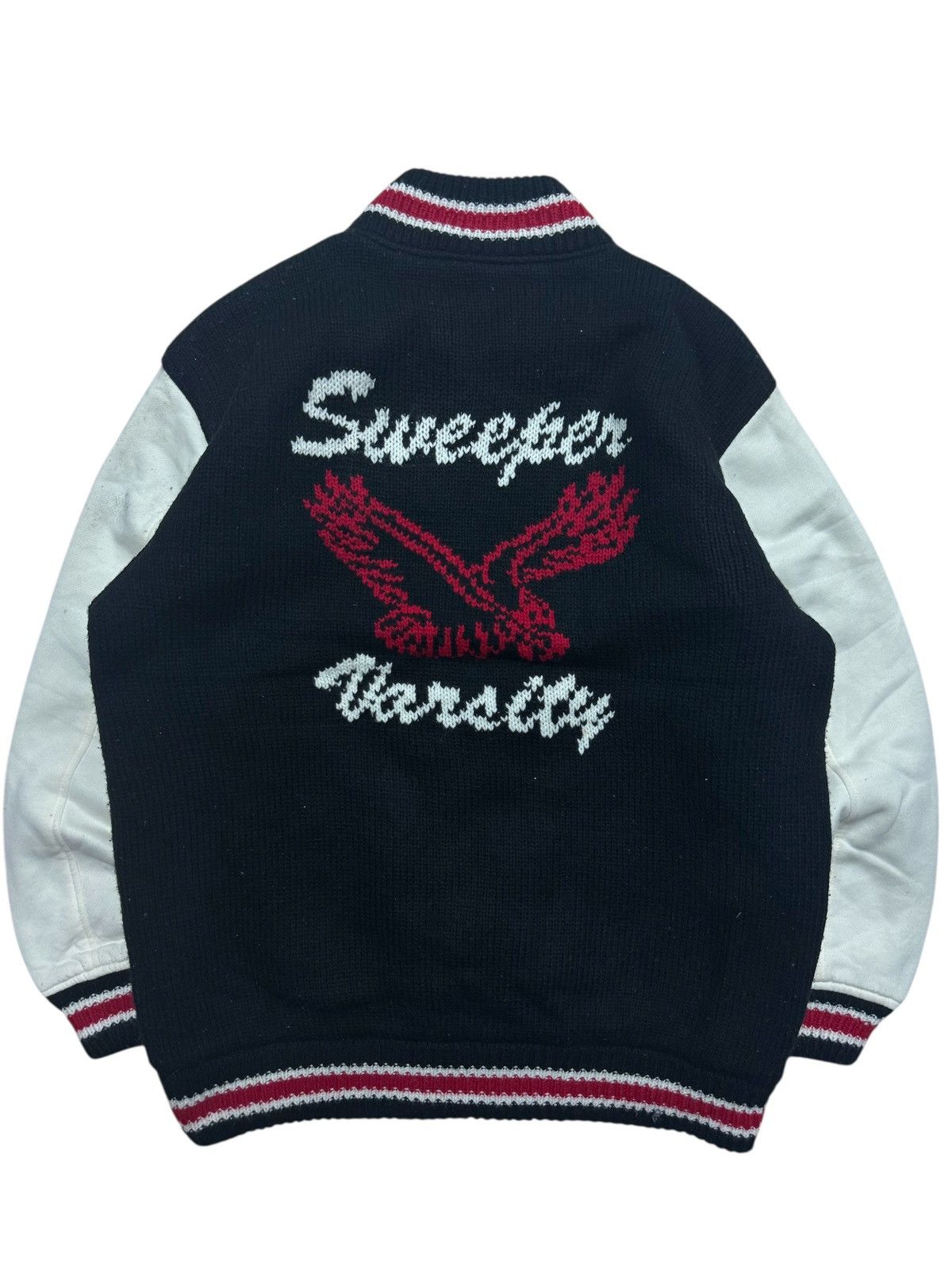 💥RARE💥90s JAPANESE EAGLE LOGO NAVAJO ZIPPER STYLE BOMBER