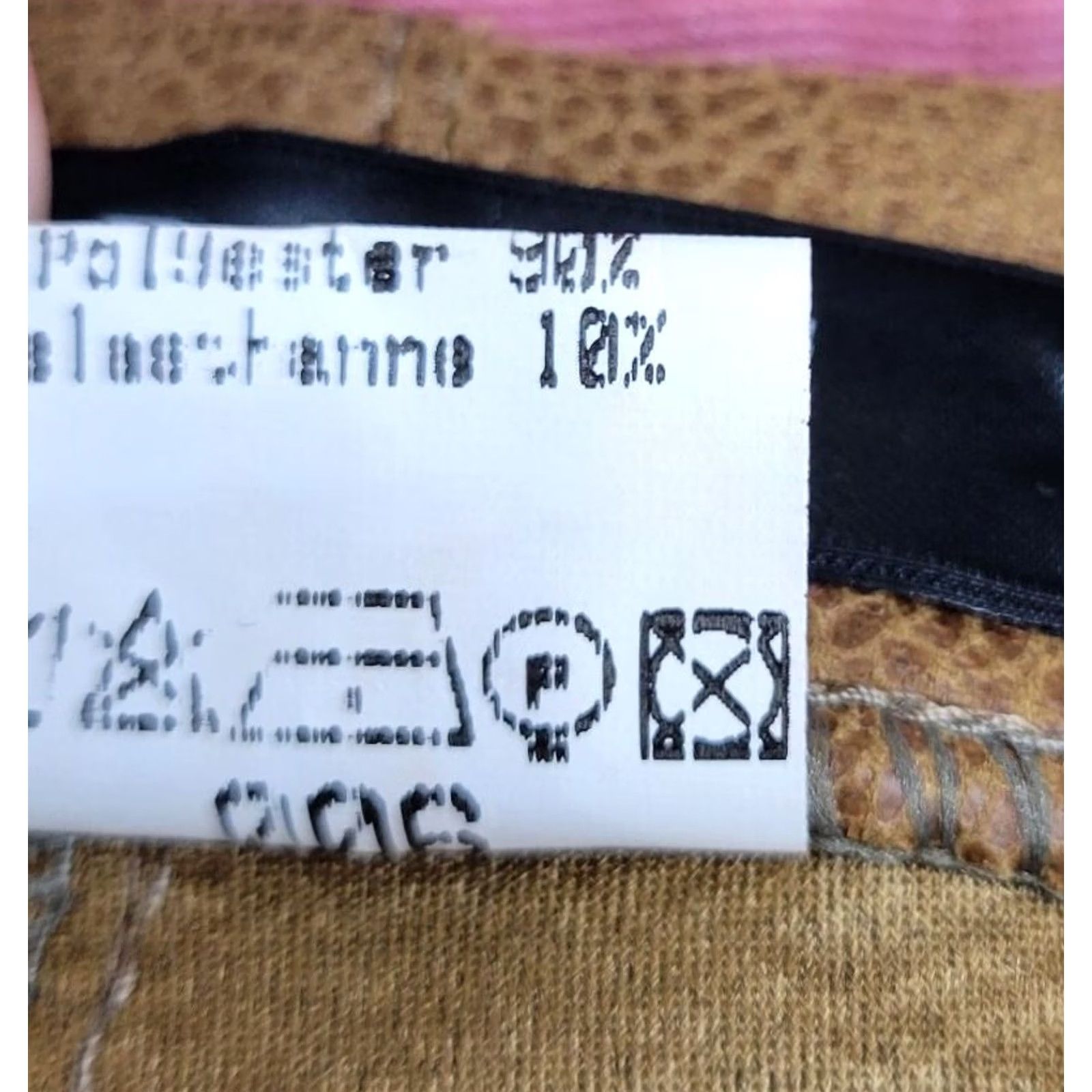 Vintage VINTAGE Paris Faux Leather Pull On Pants Leggings Women Brown 6 42 US 6 Style: Leggings Size 28" / US 6 / IT 42 - 7 Thumbnail