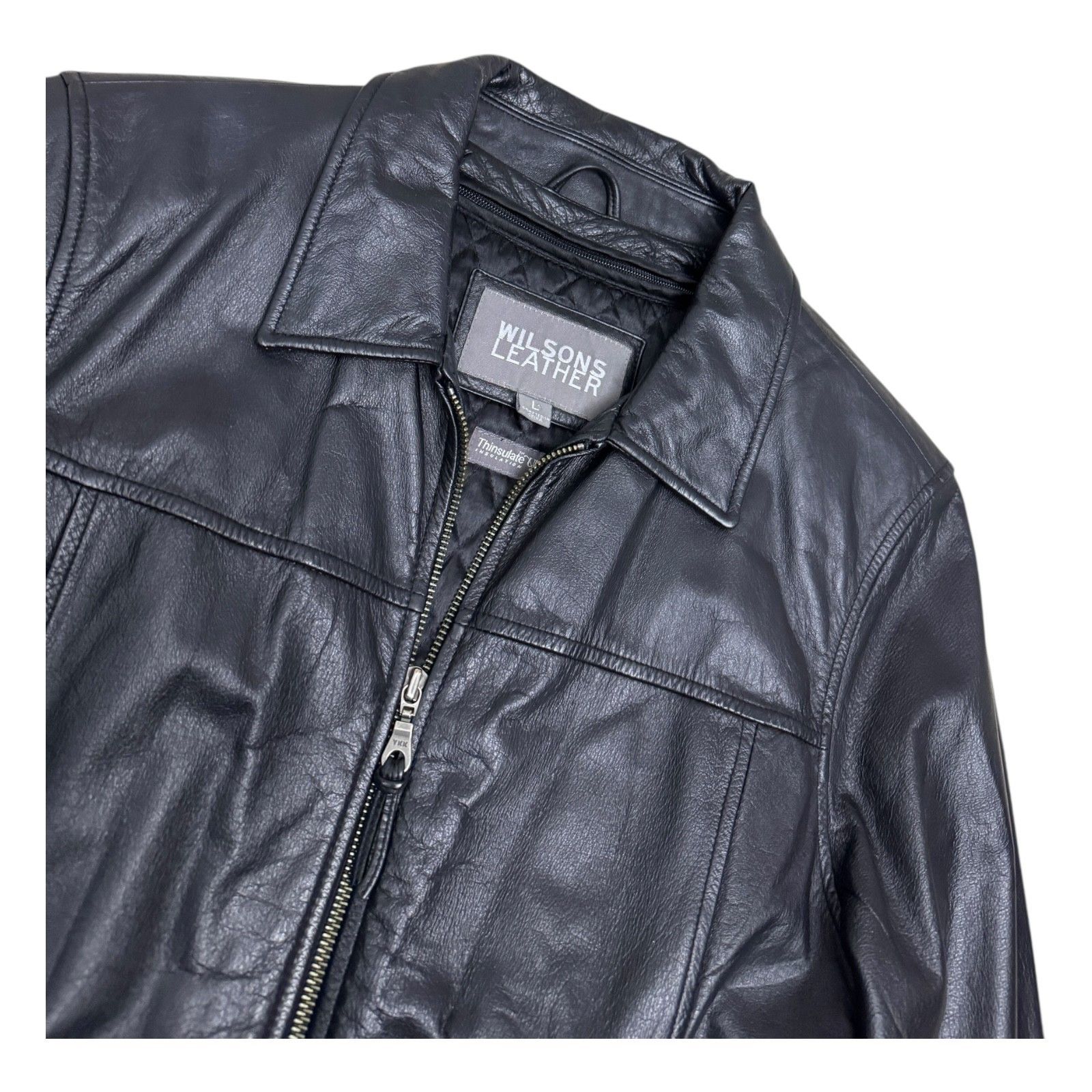 Wilsons Leather WILSONS LEATHER Genuine Leather Winter Jacket Coat Large Size L / US 10 / IT 46 - 3 Thumbnail