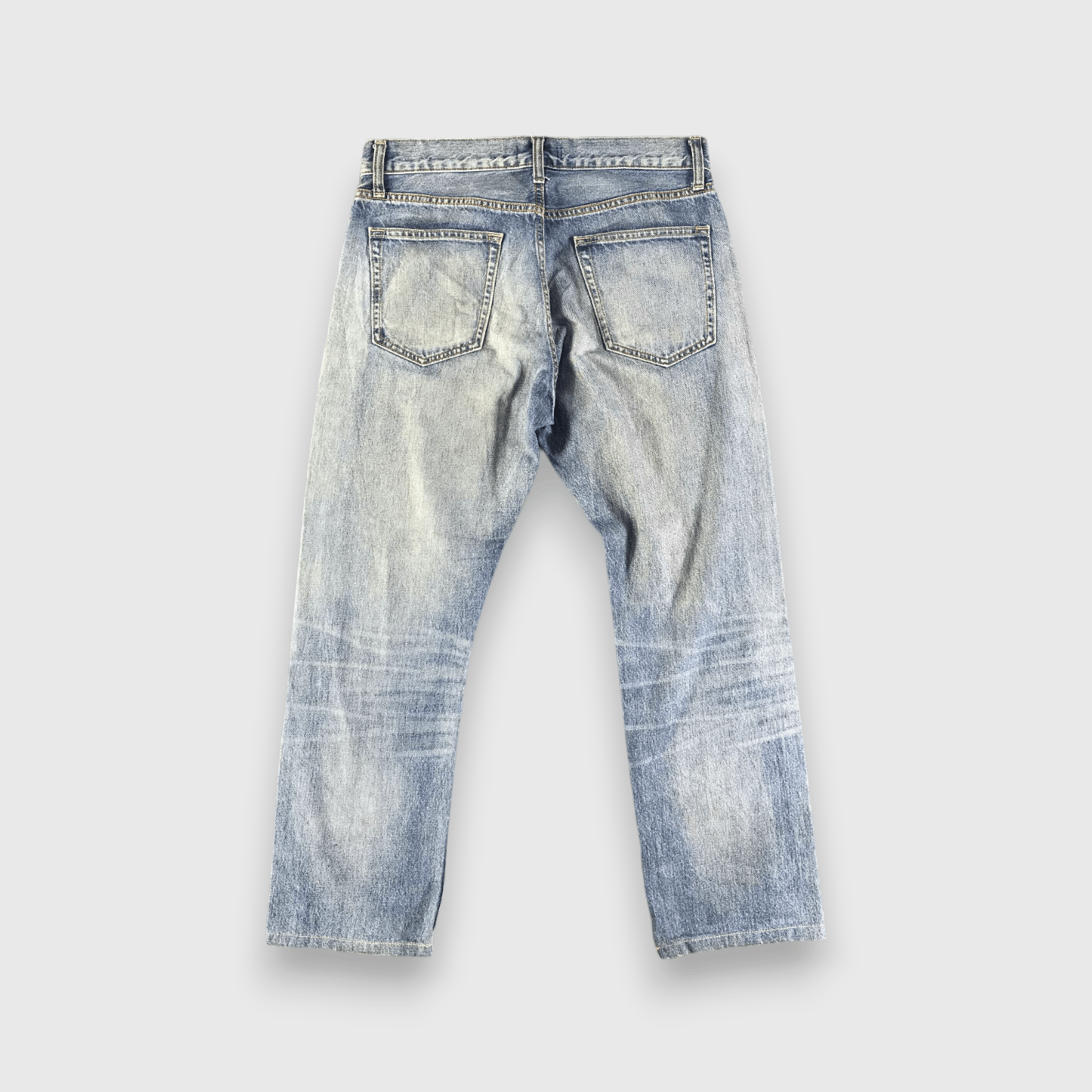 Uniqlo Light Wash Uniqlo Redline Jeans-J2941 Size US 33 - 2 Thumbnail