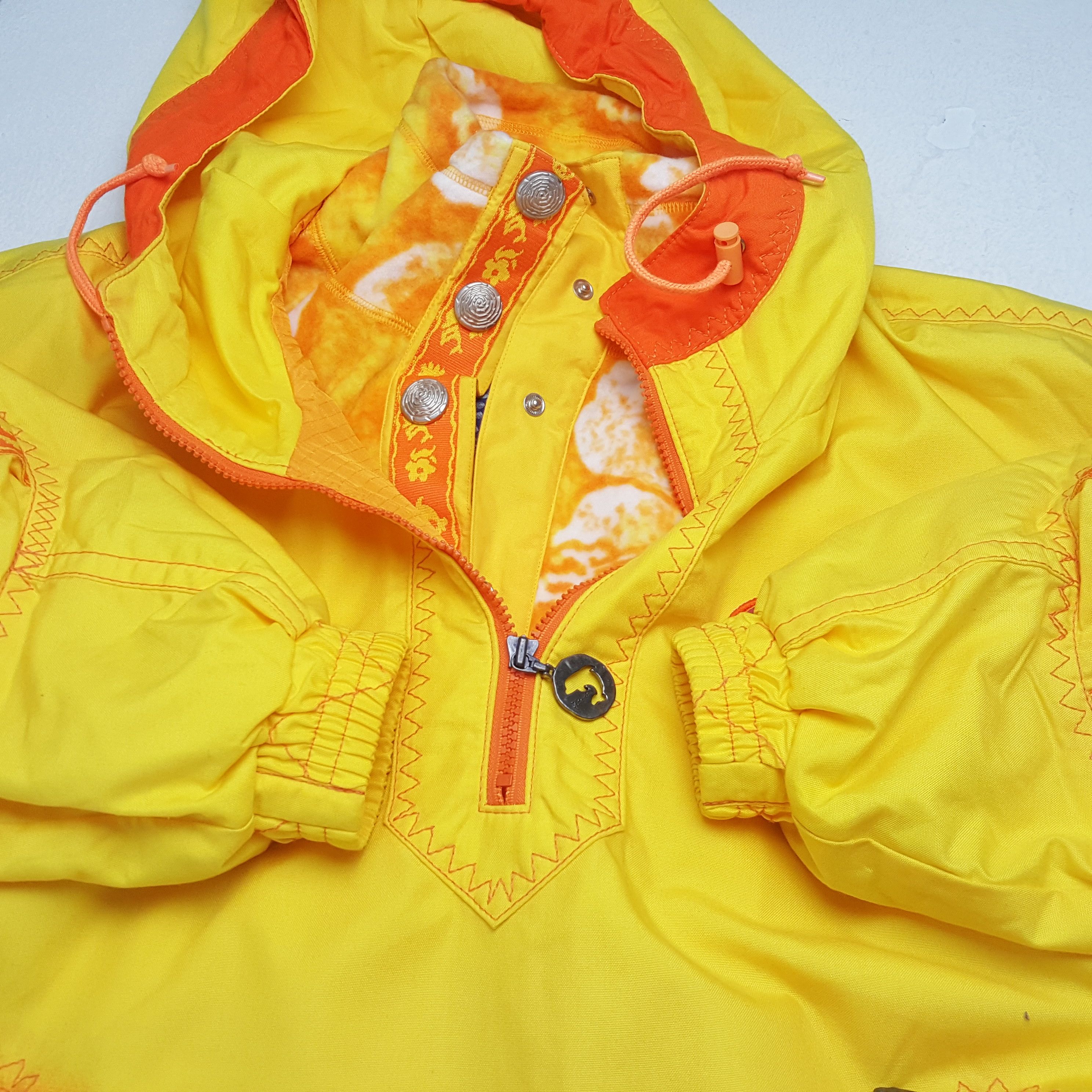 Vintage JO FIORE Winter Style Half Zipper Jacket Size US XL / EU 56 / 4 - 9 Thumbnail
