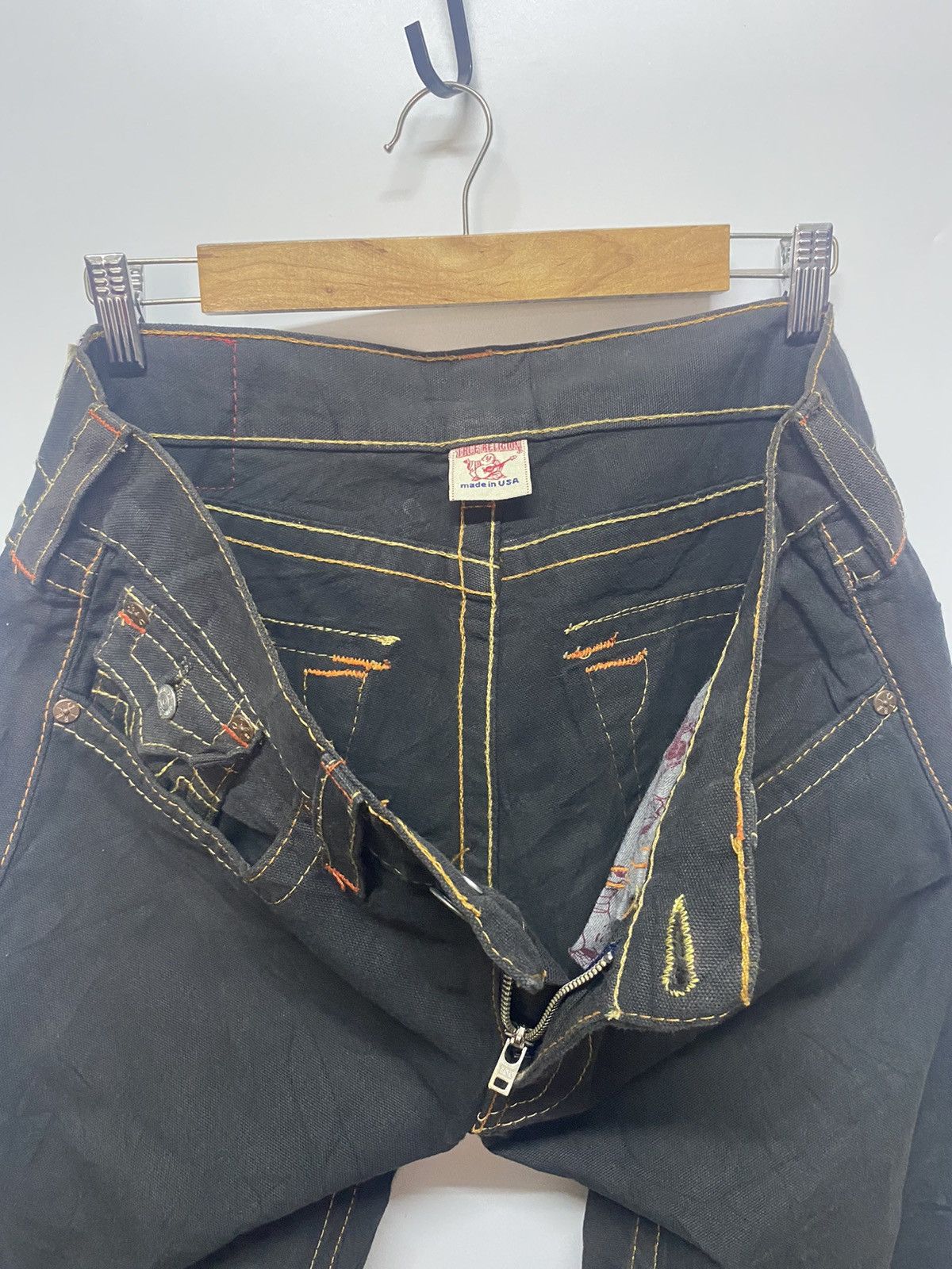 True Religion × Vintage True Religion Joey Denim Jeans Flare Bootcut Size 36" / US 14 / IT 50 - 10 Thumbnail