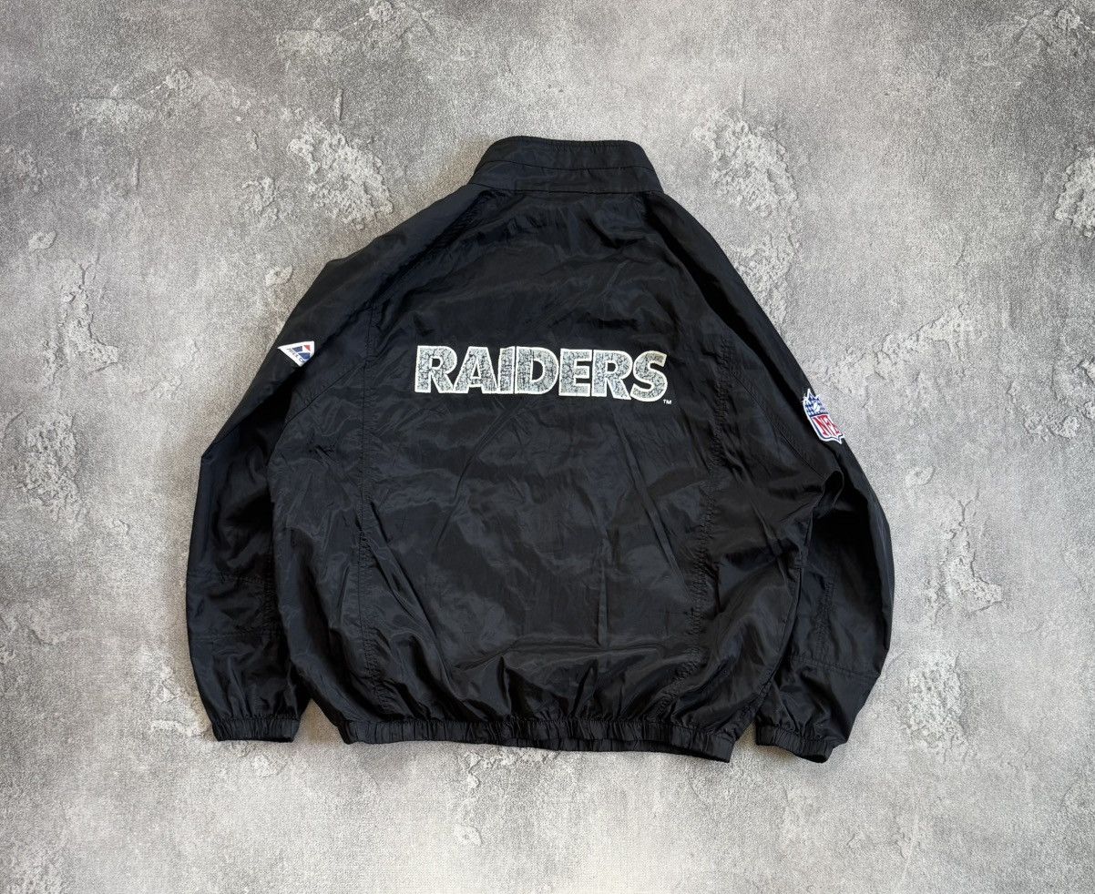 Apex One Raiders Oakland Apex One NFL light jacket anorak bomber 90s Size US XL / EU 56 / 4 - 14 Thumbnail