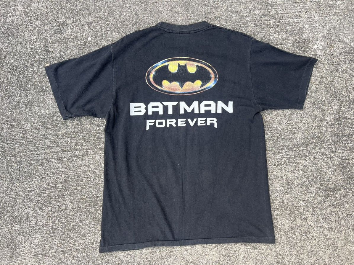 DC Comics × Vintage Vintage 90s Batman Forever Val Kilmer Bootleg Fade Black tee Size US L / EU 52-54 / 3 - 2 Thumbnail