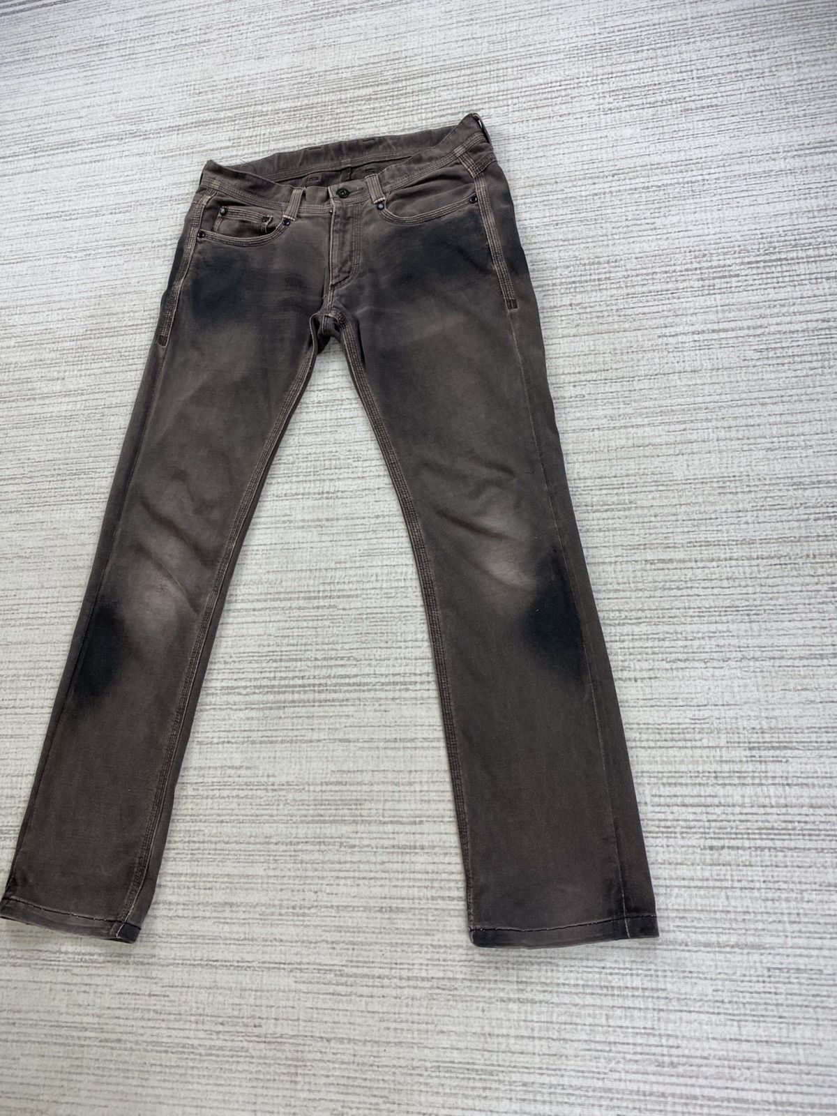 Black Barrett × Neil Barrett × Vintage Vintage Black Barret By Neil Barret Straight CutPants Size US 30 / EU 46 - 4 Thumbnail
