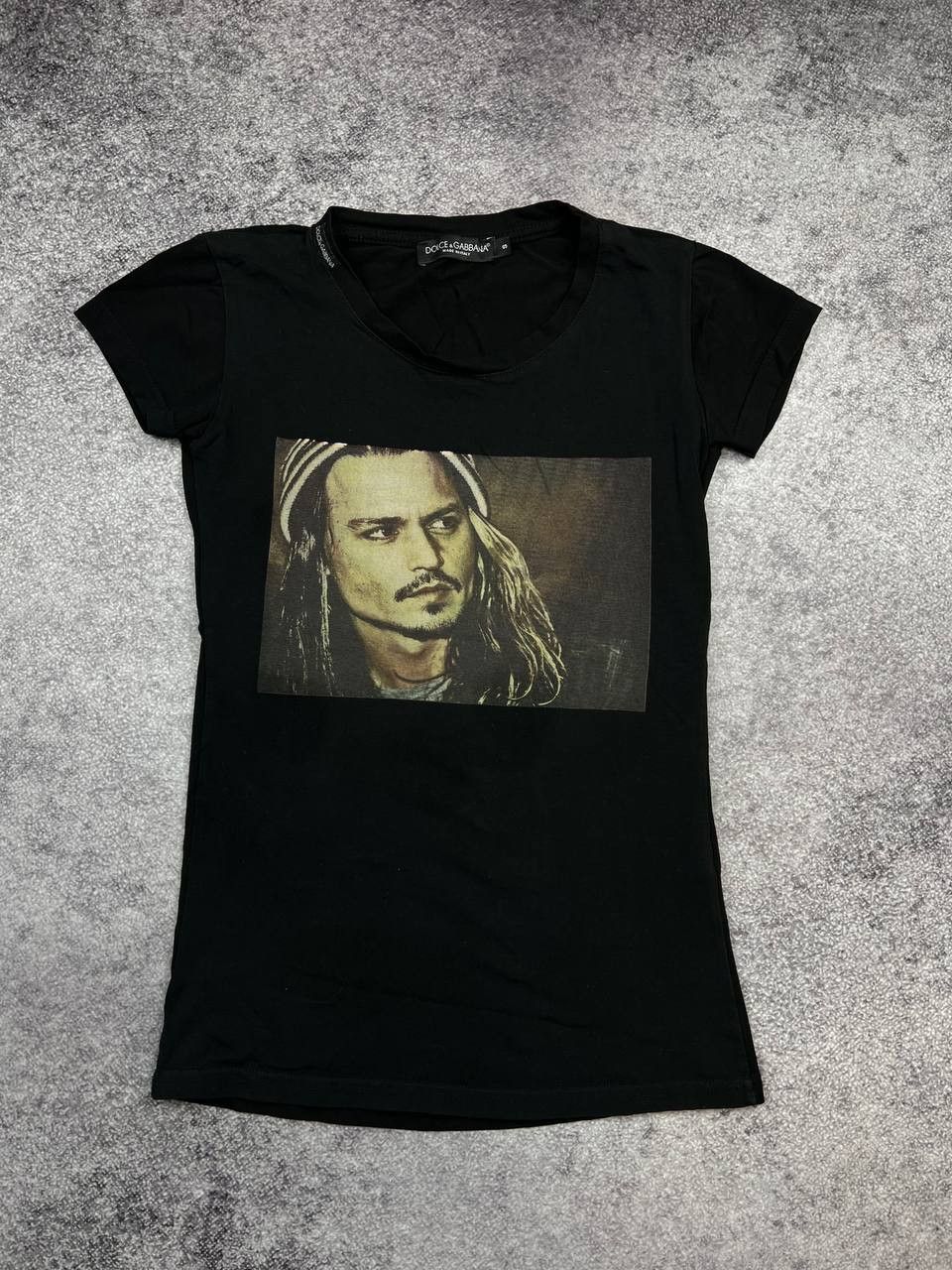 Dolce & Gabbana Dolce & Gabbana Johnny Depp D&G Tee Shirt Size S / US 4 / IT 40 - 1 Thumbnail