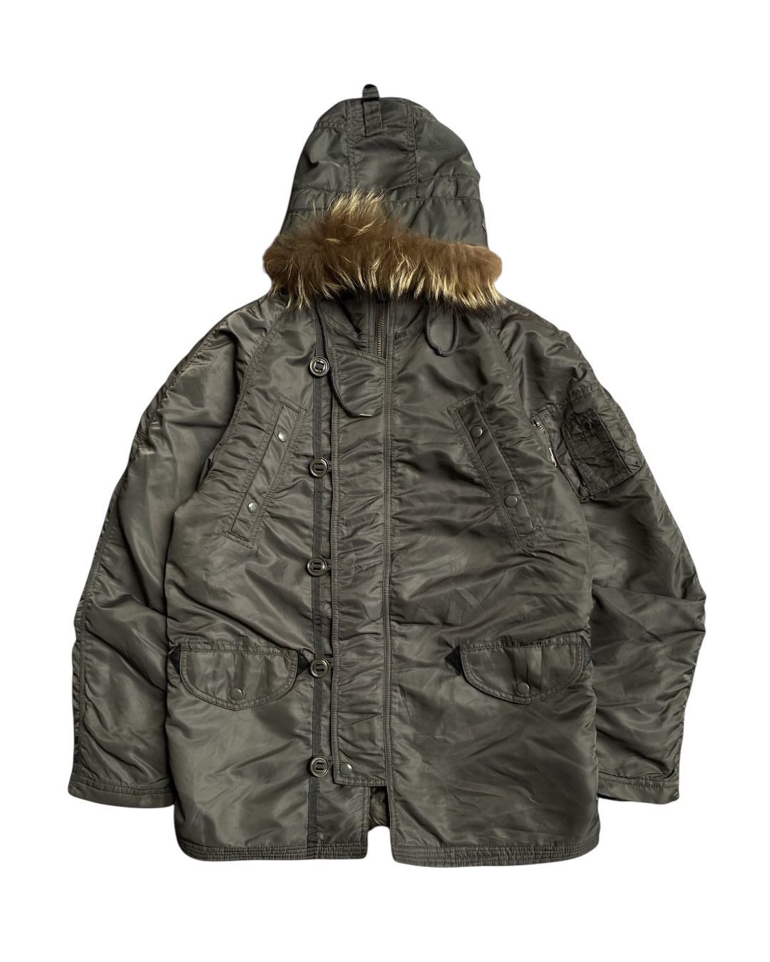 14th Addiction 2000s Back Number - Military N2B Fur Jacket Vkei Lgb goa Size US M / EU 48-50 / 2 - 1 Thumbnail