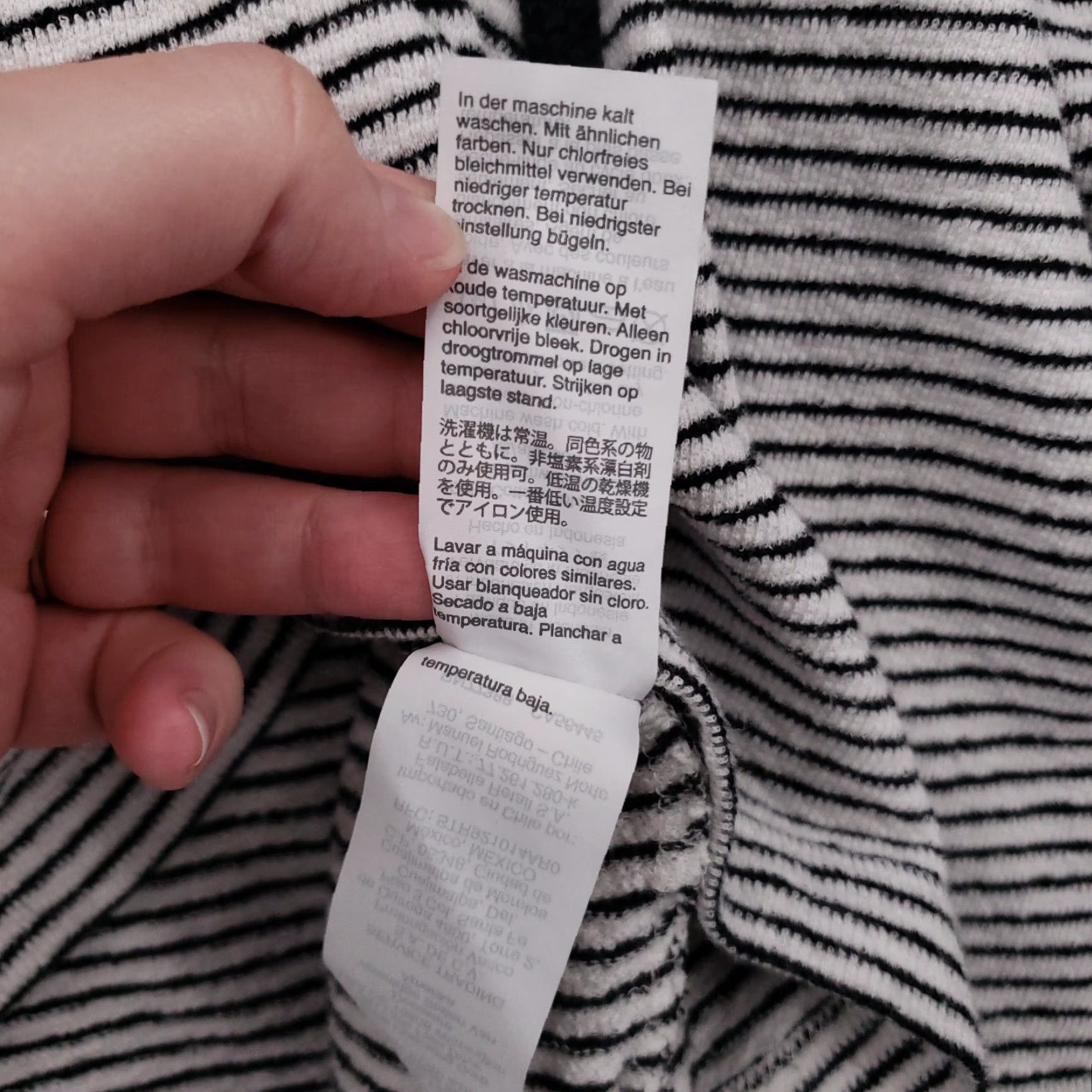 Madewell Madewell Sweatshirt Womens 2XS XXS Gray Striped Terry Raglan Oversized Size XXS / US 00 / IT 34 - 7 Thumbnail