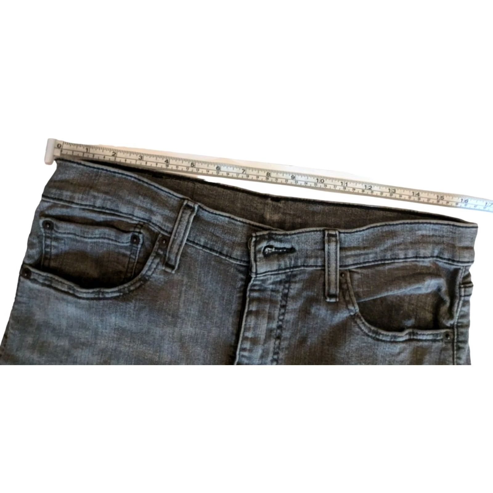 Levi's Levis Strauss 510 Jeans Denim Mens Size 34x28 Black Solid Dark Wash 5-Pocket Fit Size US 34 / EU 50 - 7 Thumbnail