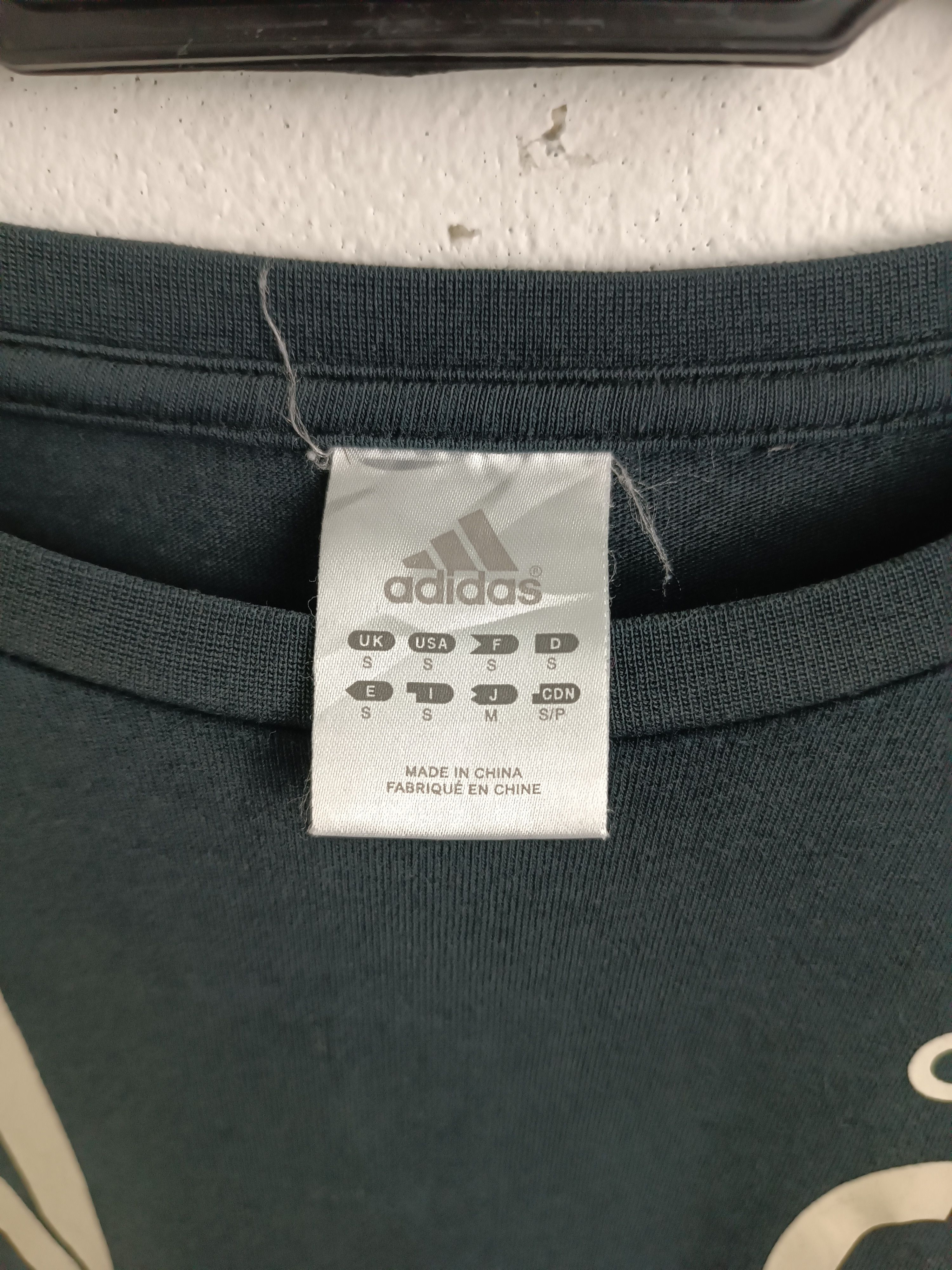 VINTAGE FADED ADIDAS 3 STRIPES TEE GORP TECH IFSIXWASNINE