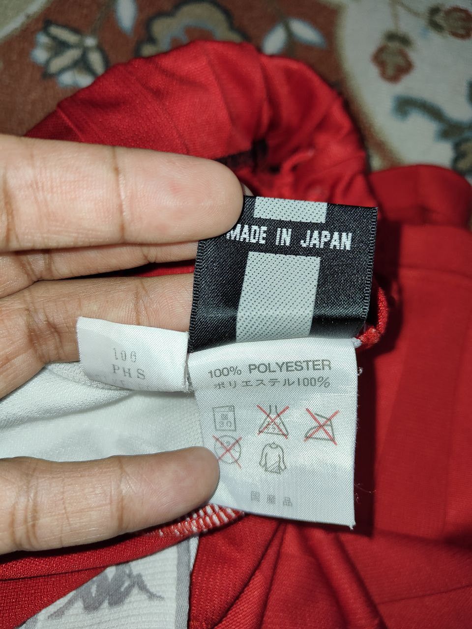 Kappa Vintage Kappa Side tape Short Size US 31 - 3 Thumbnail