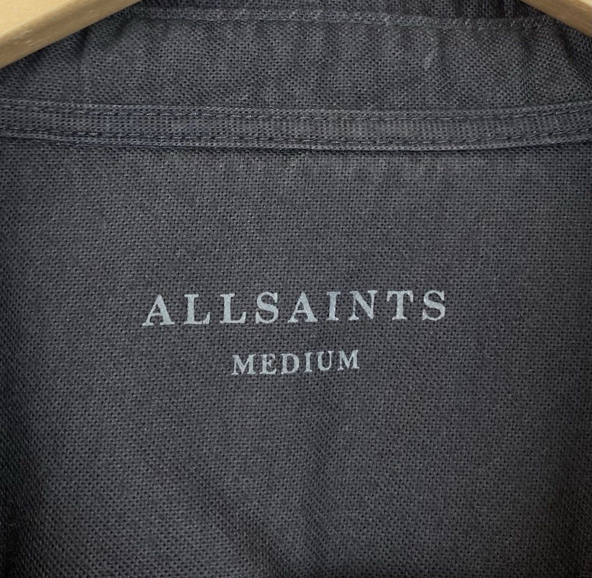 Allsaints ALLSAINTS Huntingdon Long Sleeve Buttons Down Shirt Grey Size US M / EU 48-50 / 2 - 6 Thumbnail