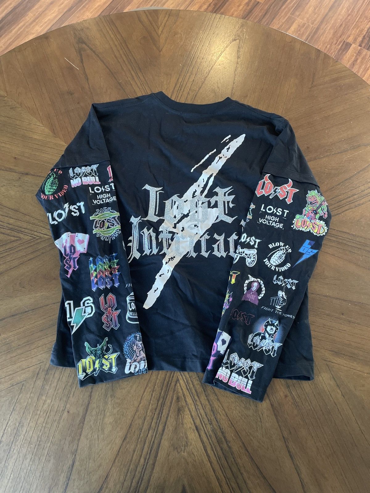LOST INTRICACY Lost Intricacy "Logos" Black Long Sleeve Size US S / EU 44-46 / 1 - 2 Thumbnail
