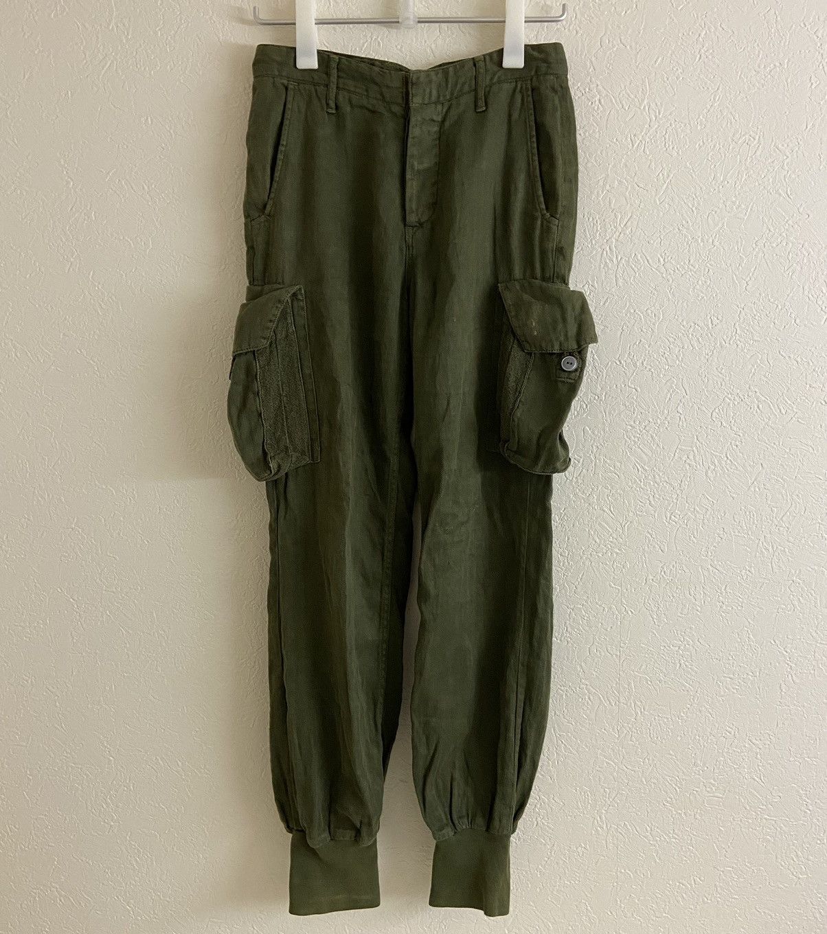 Kapital KAPITAL cotton linen cargo pants Size US 28 / EU 44 - 1 Thumbnail