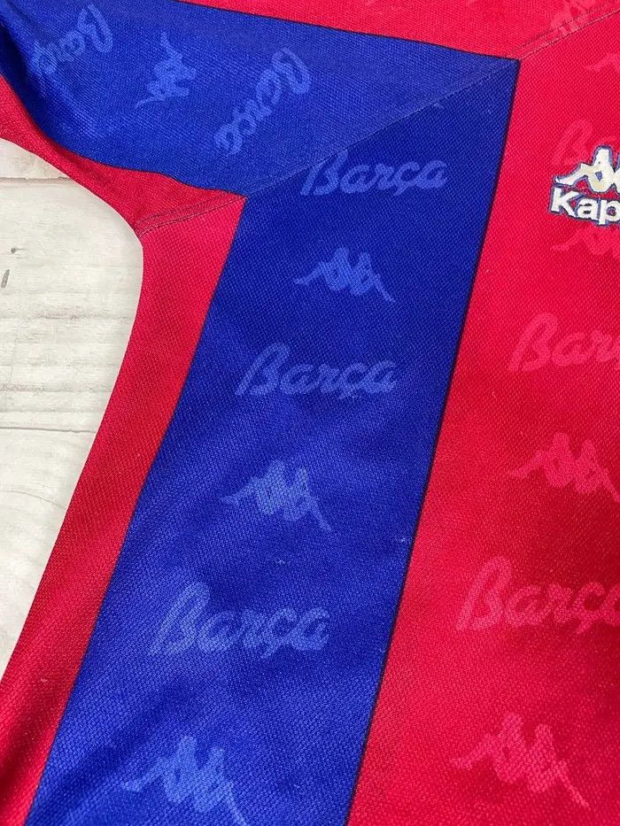 Kappa Vintage Barcelona 1995 1997 Nadal #20 Home Shirt Jersey Size US S / EU 44-46 / 1 - 10 Thumbnail