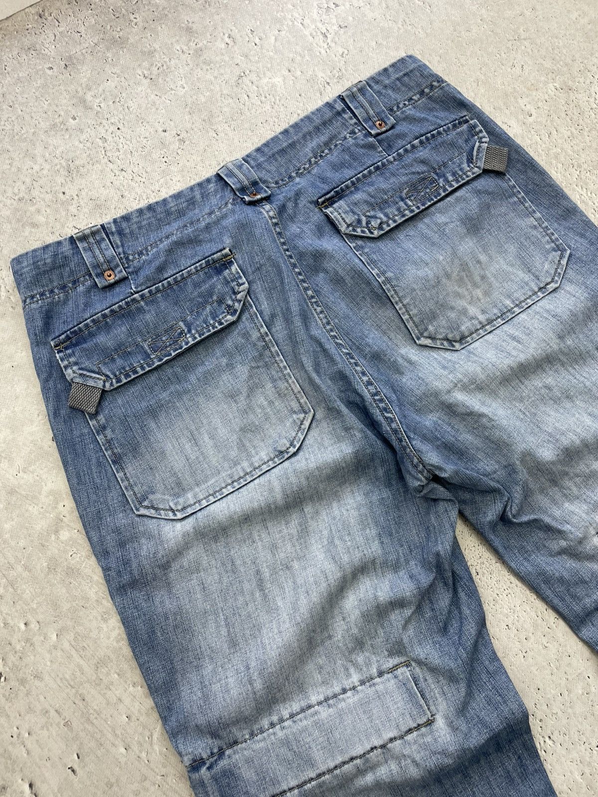 Diesel Diesel cargo denim distressed jeans y2k avant garde Size US 34 / EU 50 - 12 Thumbnail